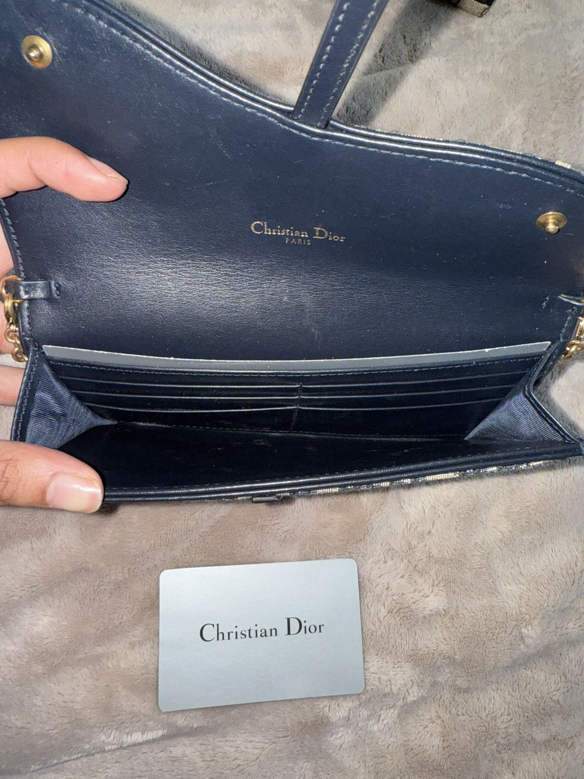 Dior Dior Small Saddle Pouch with Chain Size ONE SIZE - 4 Thumbnail