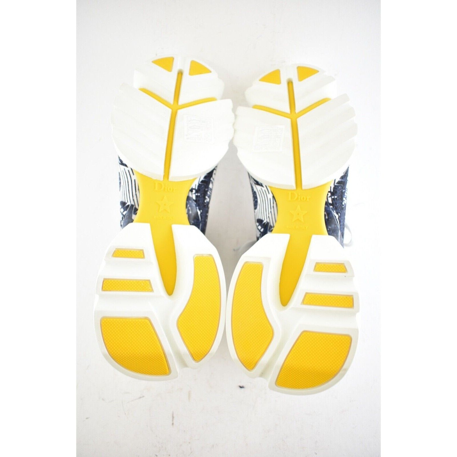 Dior Dior D-Connect Blue White Butterfly Flat Trainer Sneaker 39 Size US 9 / IT 39 - 9 Thumbnail