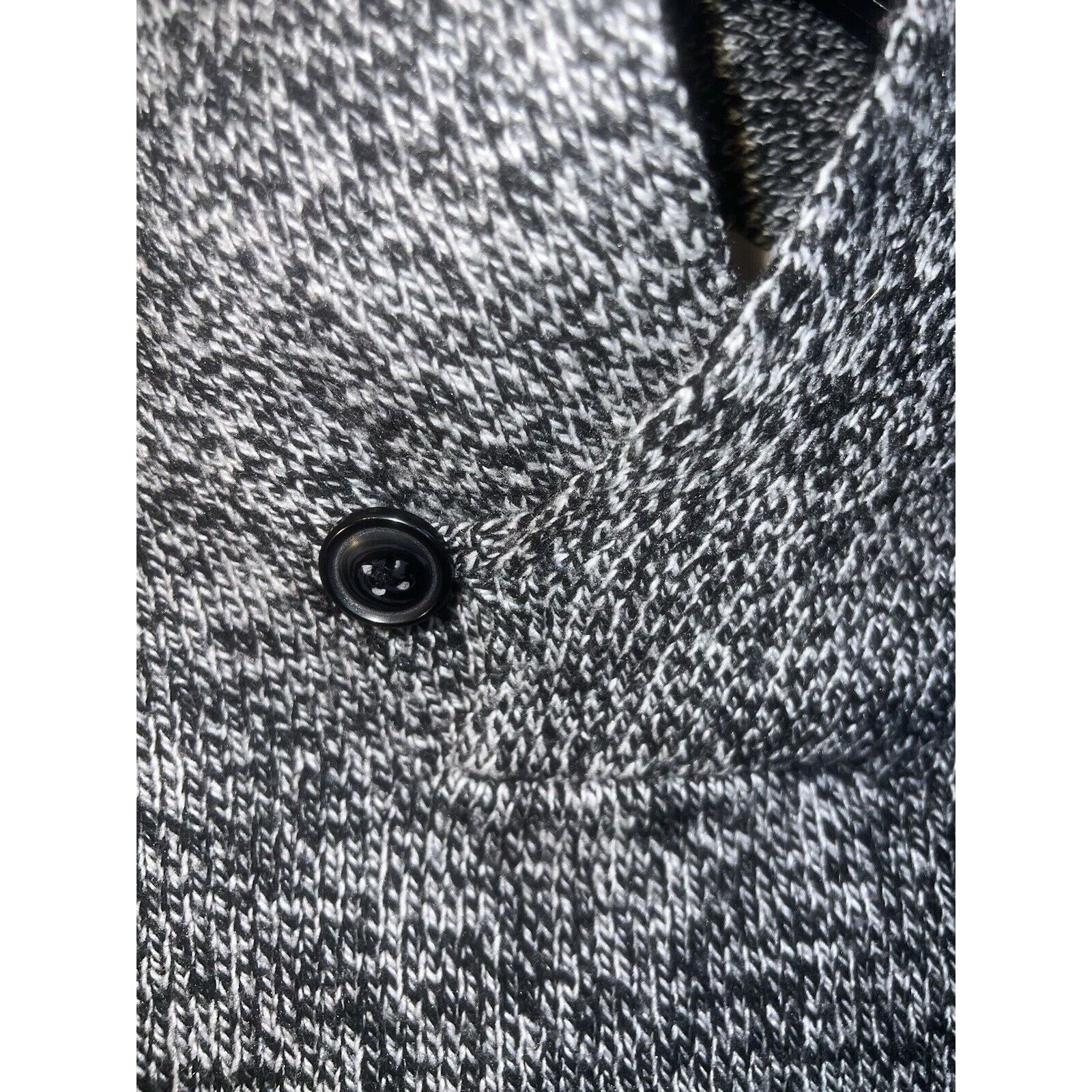 Old Navy Old Navy Men’s Sweater Gray Large Black Cowl Neck White Size US L / EU 52-54 / 3 - 2 Thumbnail