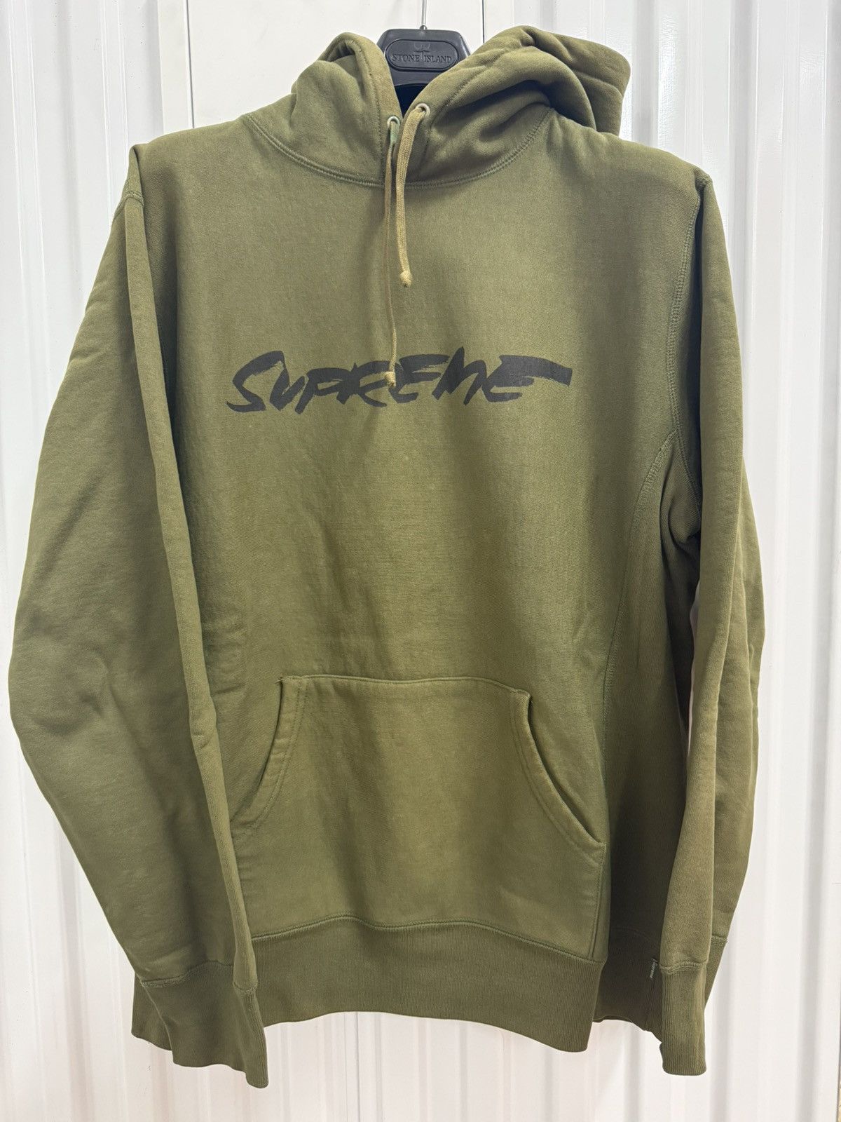 Supreme × Futura “Fuck You Pay Me” Supreme Supreme Futura Fuck You Pay Me Hoodie | Grailed