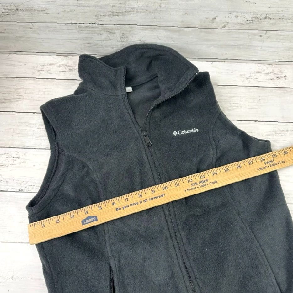Vintage Columbia Fleece Full Zip Vest Womens M Black Outdoor Hiking Casual Size M / US 6-8 / IT 42-44 - 5 Thumbnail