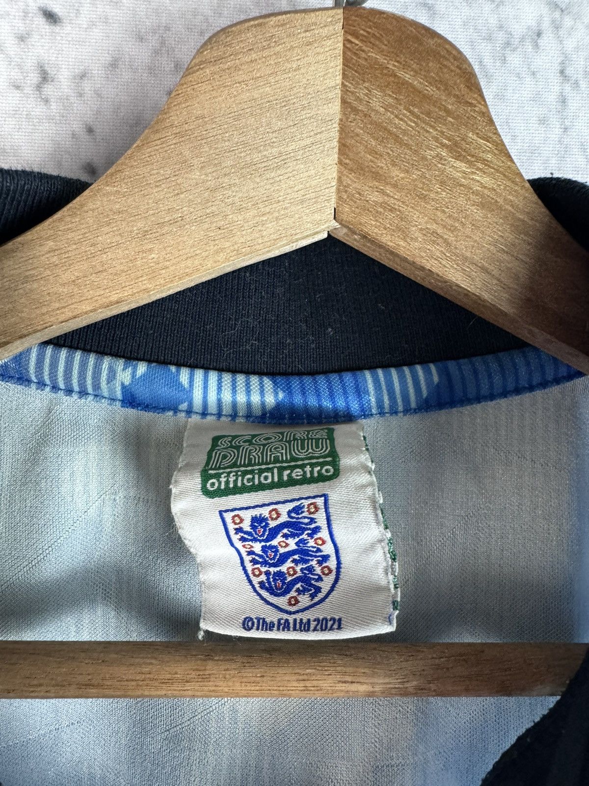 Vintage Retro England National Team Vintage Soccer Jersey Size US S / EU 44-46 / 1 - 4 Thumbnail