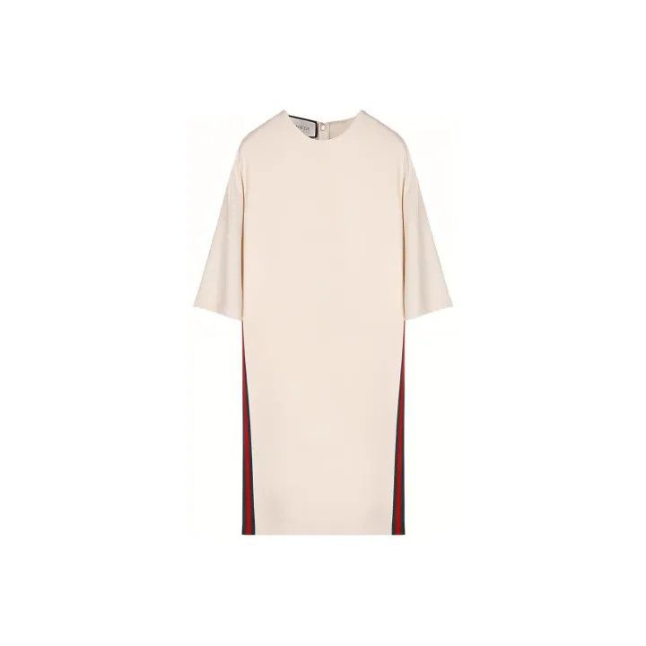 Gucci Gucci Color-Block Side Detail Short Sleeve Dress Size M / US 6-8 / IT 42-44 - 1 Thumbnail