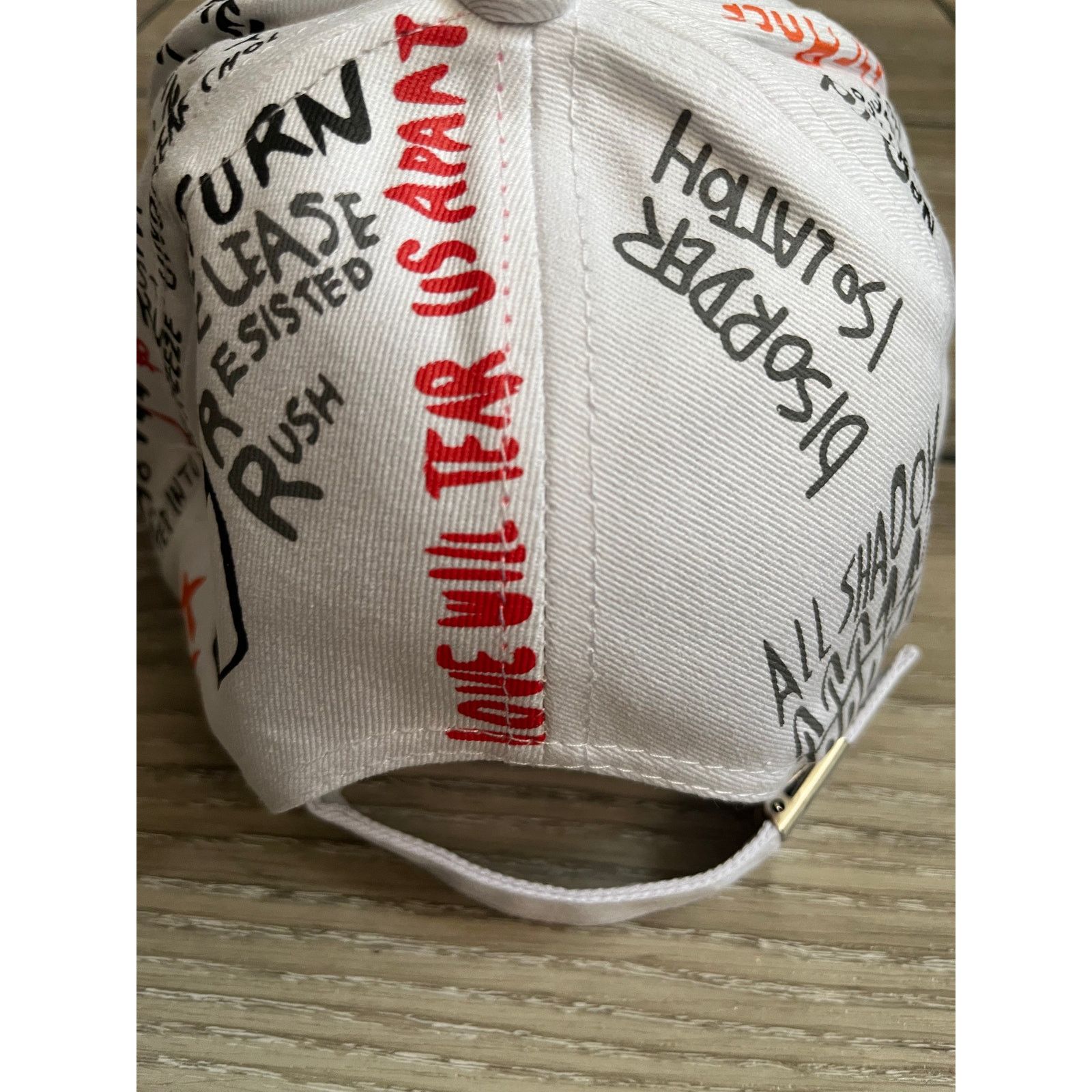 Punk and Yo Men white PUNK writing Graffiti Size ONE SIZE - 12 Thumbnail