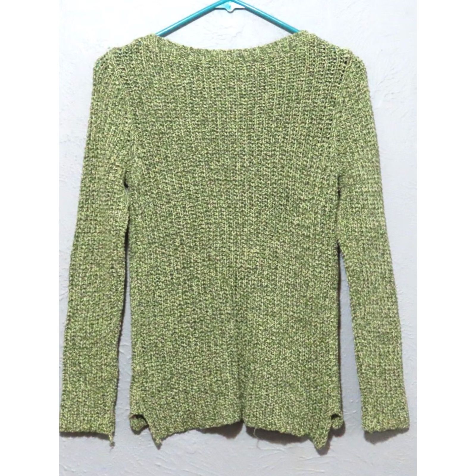 Ralph Lauren Ralph Lauren Jeans Sweater Womens S Green 100% Cotton Round Neck Open-Knit Pullover Long Sleeve Casual Travel Size S / US 4 / IT 40 - 5 Thumbnail