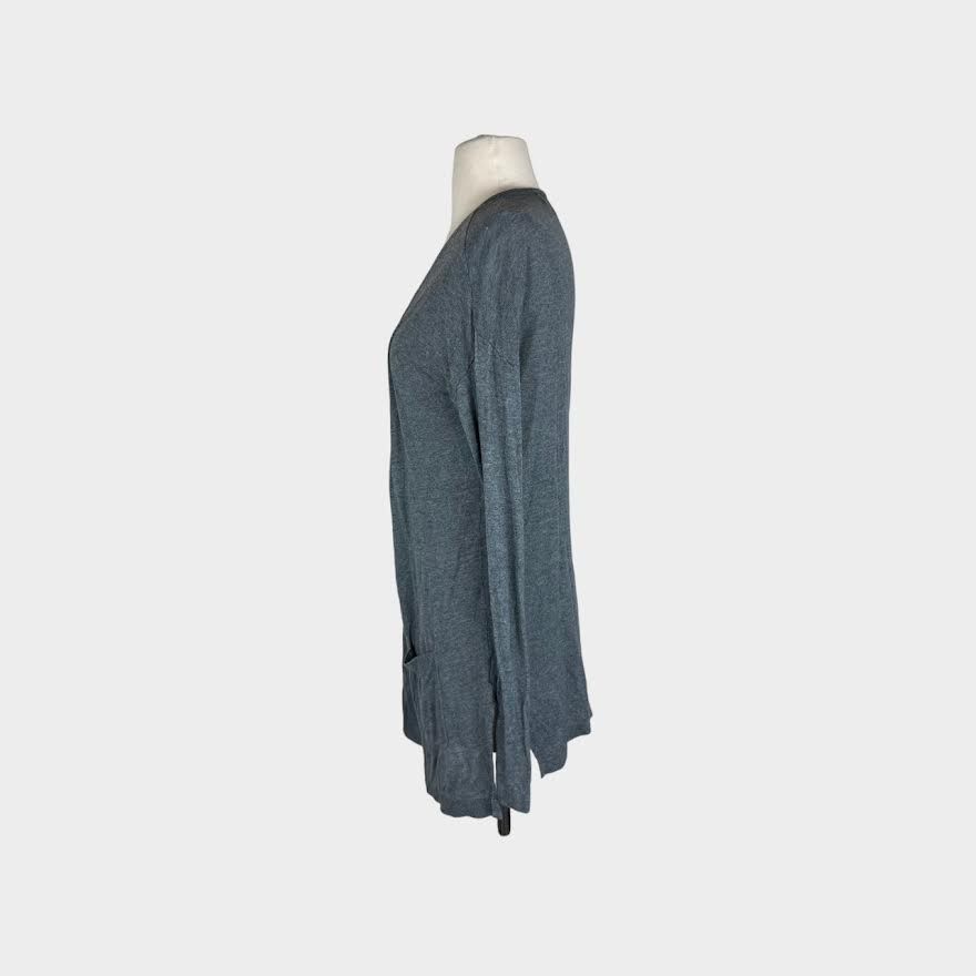 Mossimo Mossimo | Women's Lightweight Open Gray Cardigan | Medium Size M / US 6-8 / IT 42-44 - 2 Thumbnail