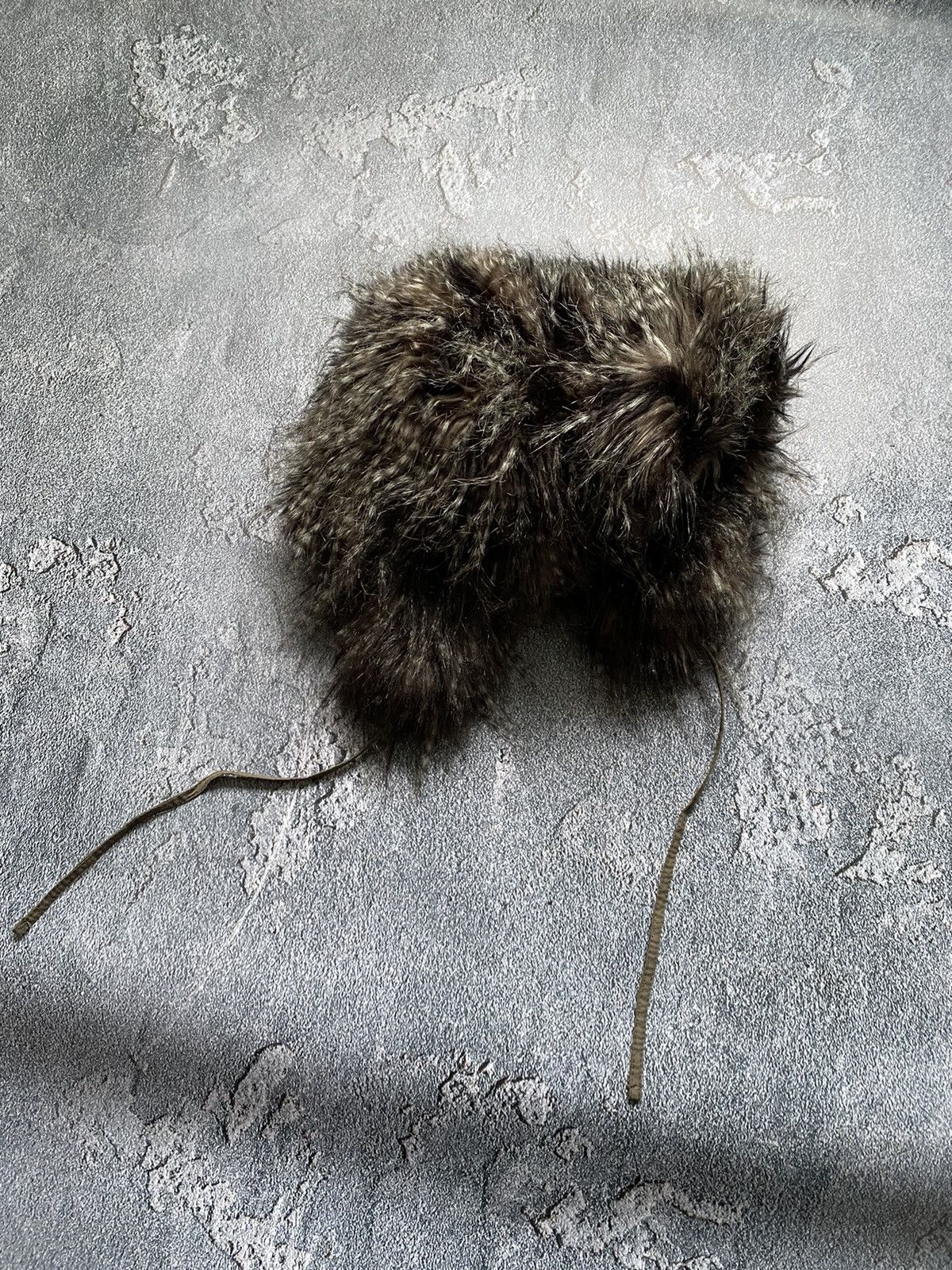 Japanese Brand Y2K Faux Fur Ushanka Vintage Fuzzy Warm Trapper Hat Size ONE SIZE - 8 Thumbnail