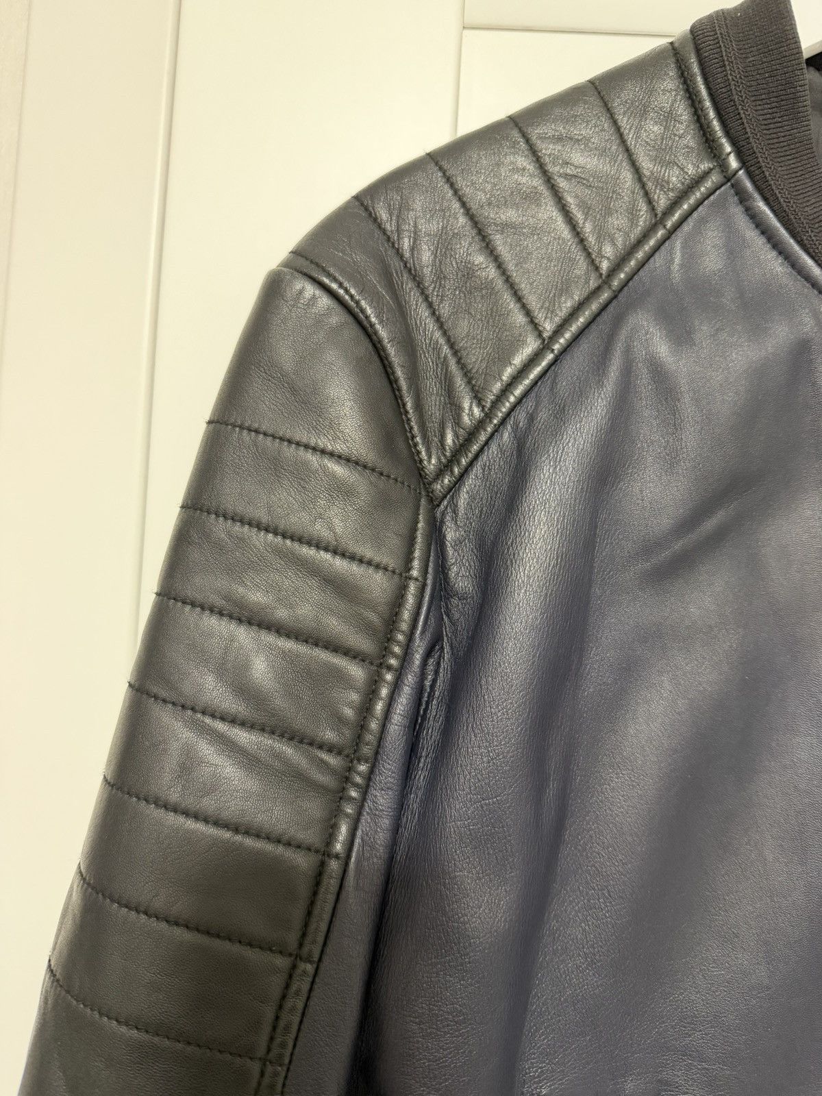 Versace Versace Biker Bomber Leather Jacket Gianni Versace Size US L / EU 52-54 / 3 - 5 Thumbnail