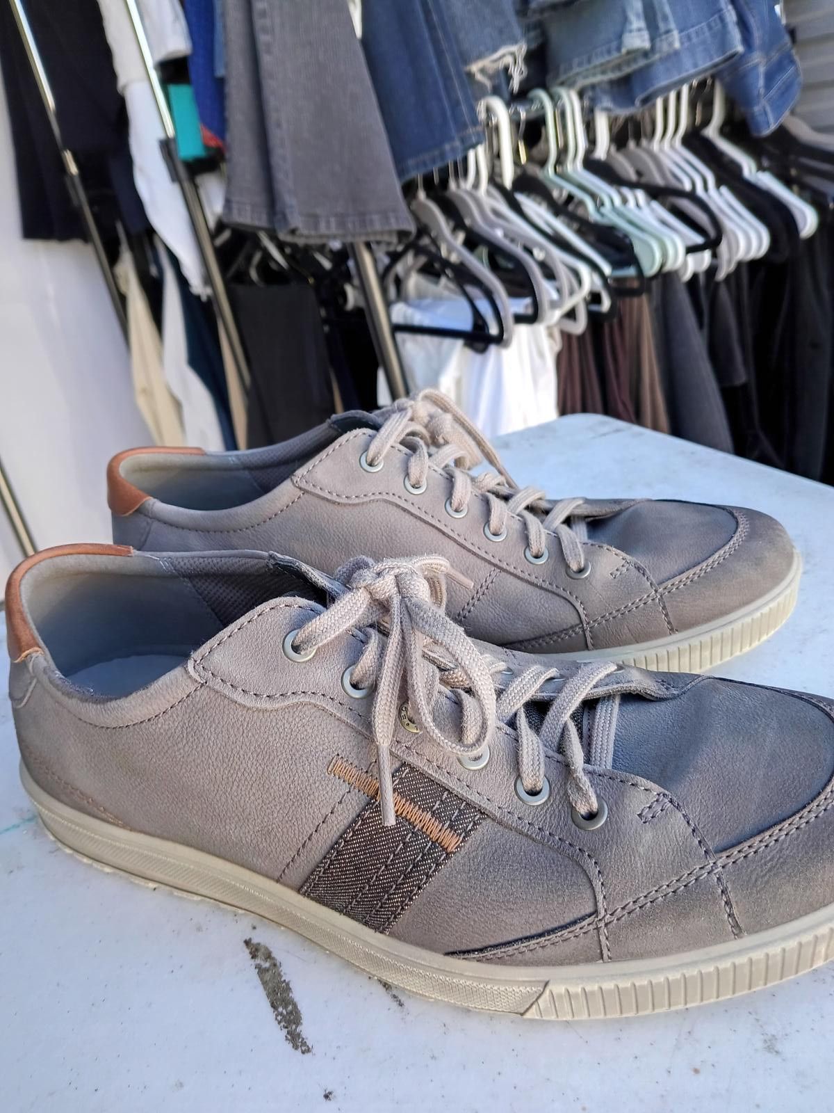 Designer Stylish Gray Casual Sneakers Size US 10.5 / EU 43-44 - 2 Thumbnail