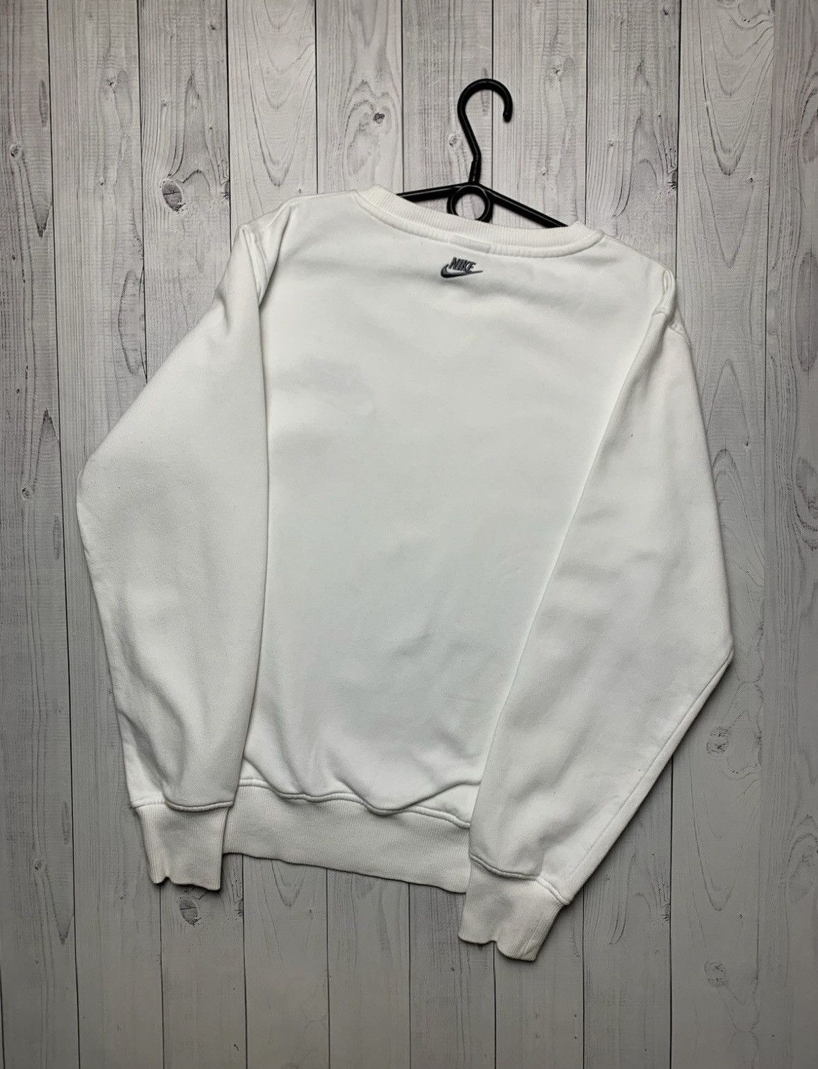 Nike × Vintage Vintage Nike sweatshirt logo size M white Size M / US 6-8 / IT 42-44 - 15 Thumbnail