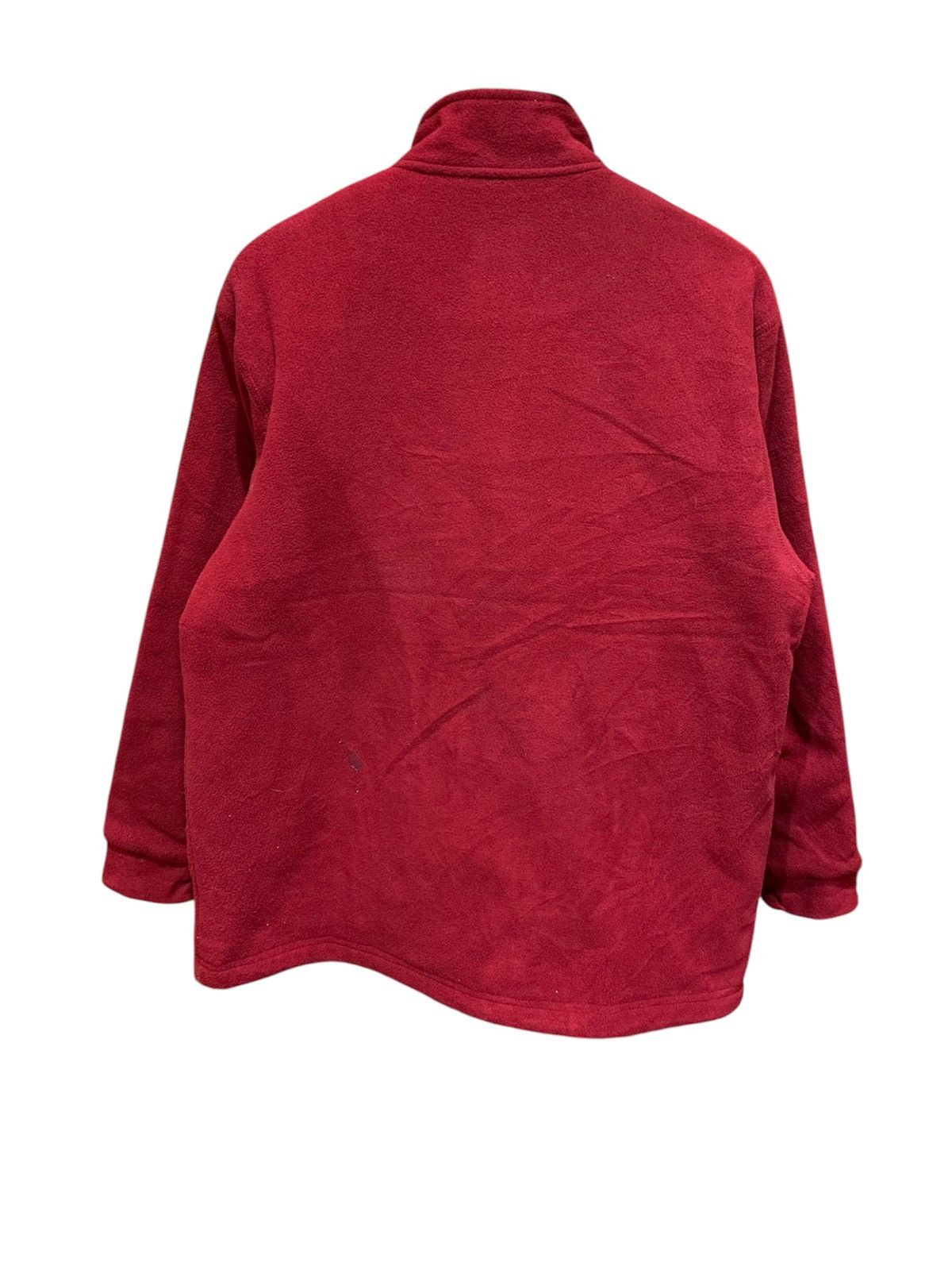 Converse Converse Red Fleece Jacket Full-Zip Warm Outerwear Size US S / EU 44-46 / 1 - 2 Thumbnail