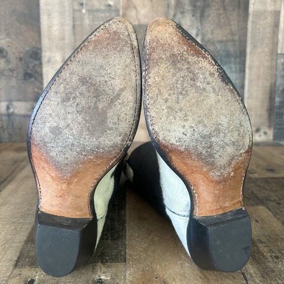 Dan Post Code West By Dan Post Hair On Hide Cowboy Boots Womens 8.5 M Size US 8.5 / IT 38.5 - 3 Thumbnail