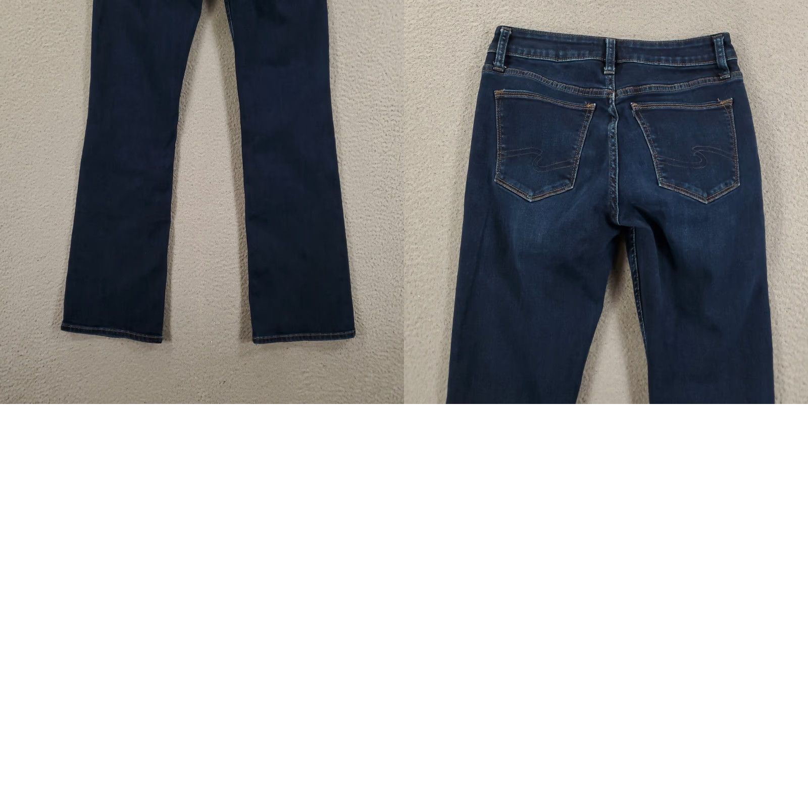 Silver Jeans Co. Silver Jeans Slim Bootcut Jeans Womens 28x31 Dark Wash Blue Denim Stretch 5-Pocket Logo Size 28" / US 6 / IT 42 - 9 Thumbnail