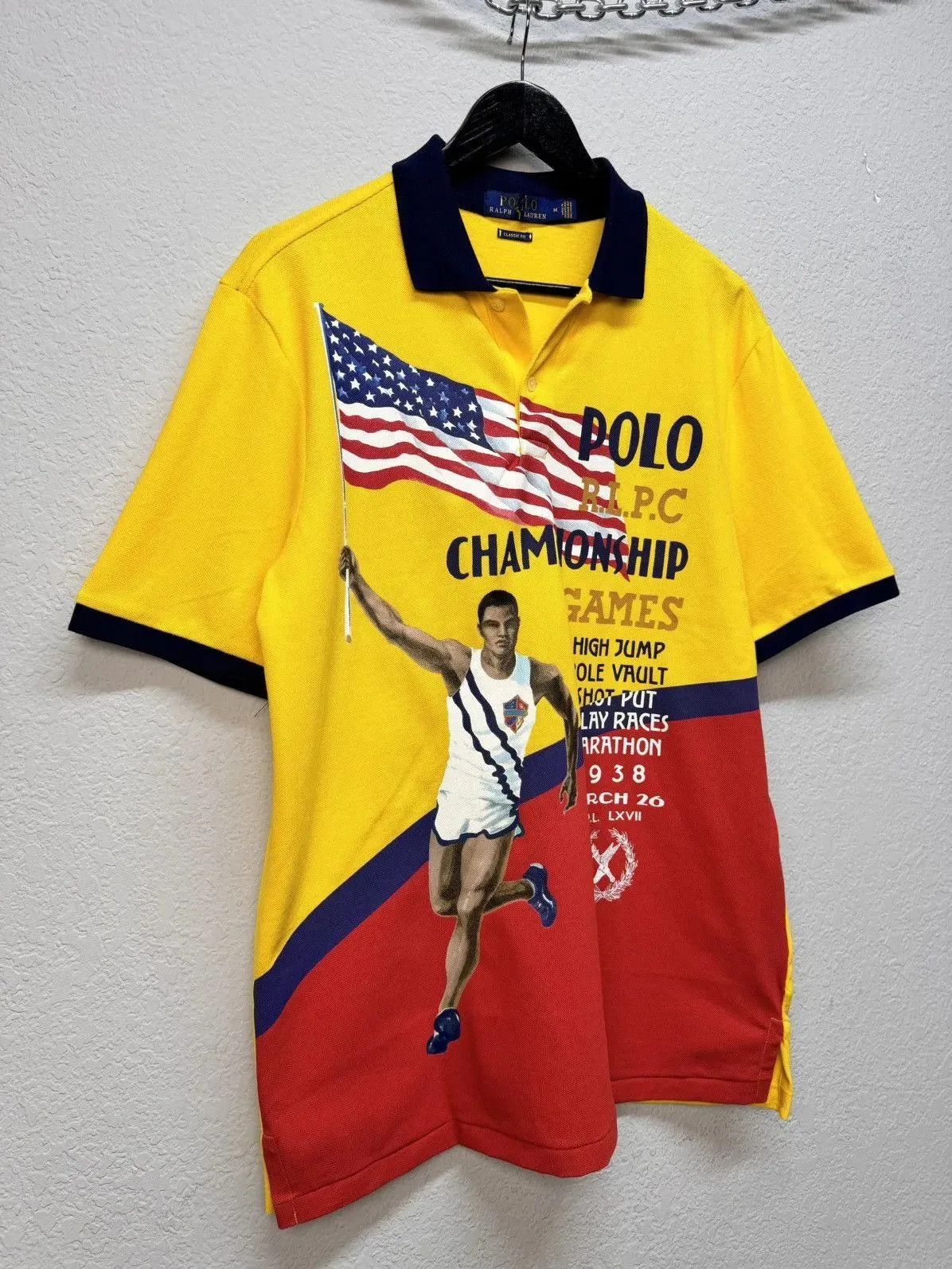 Vintage Polo Ralph Lauren Championship Big Logo Polo T-Shirt Size US M / EU 48-50 / 2 - 4 Thumbnail