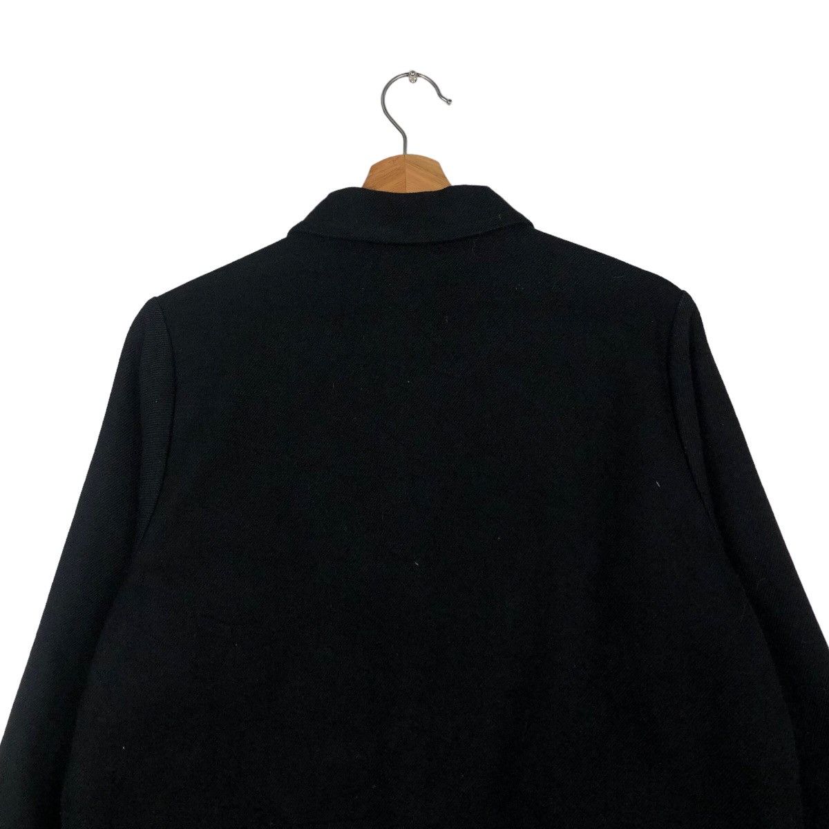 Issey Miyake 🔥Vintage Wool Button Jacket Bella Molnar 1984 Rich Black Size US M / EU 48-50 / 2 - 9 Thumbnail