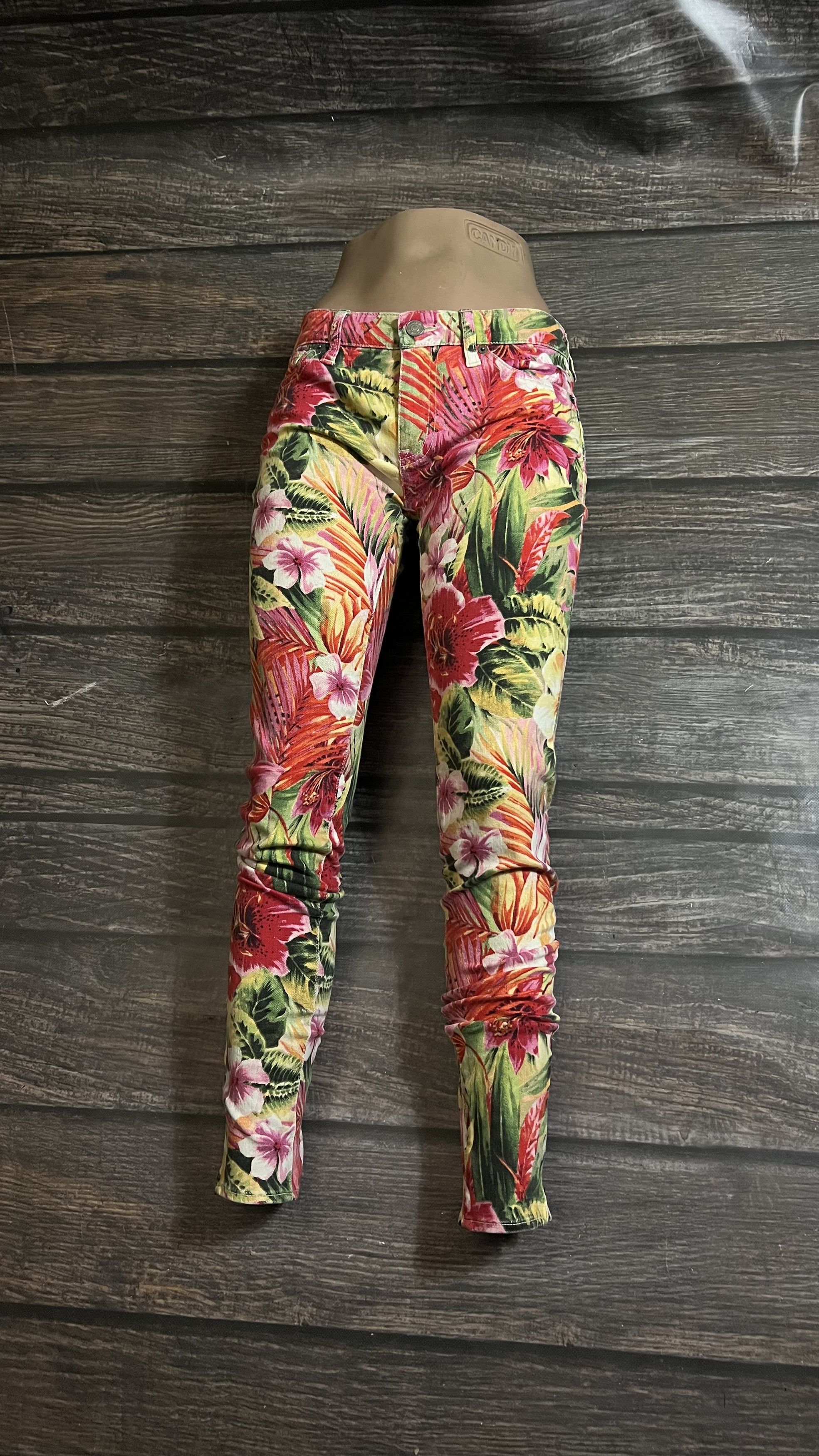 Denim & Supply Ralph Lauren Denim & Supply Ralph Lauren Flowers Pants Vintage y2k Size 26" / US 2 / IT 38 - 2 Thumbnail