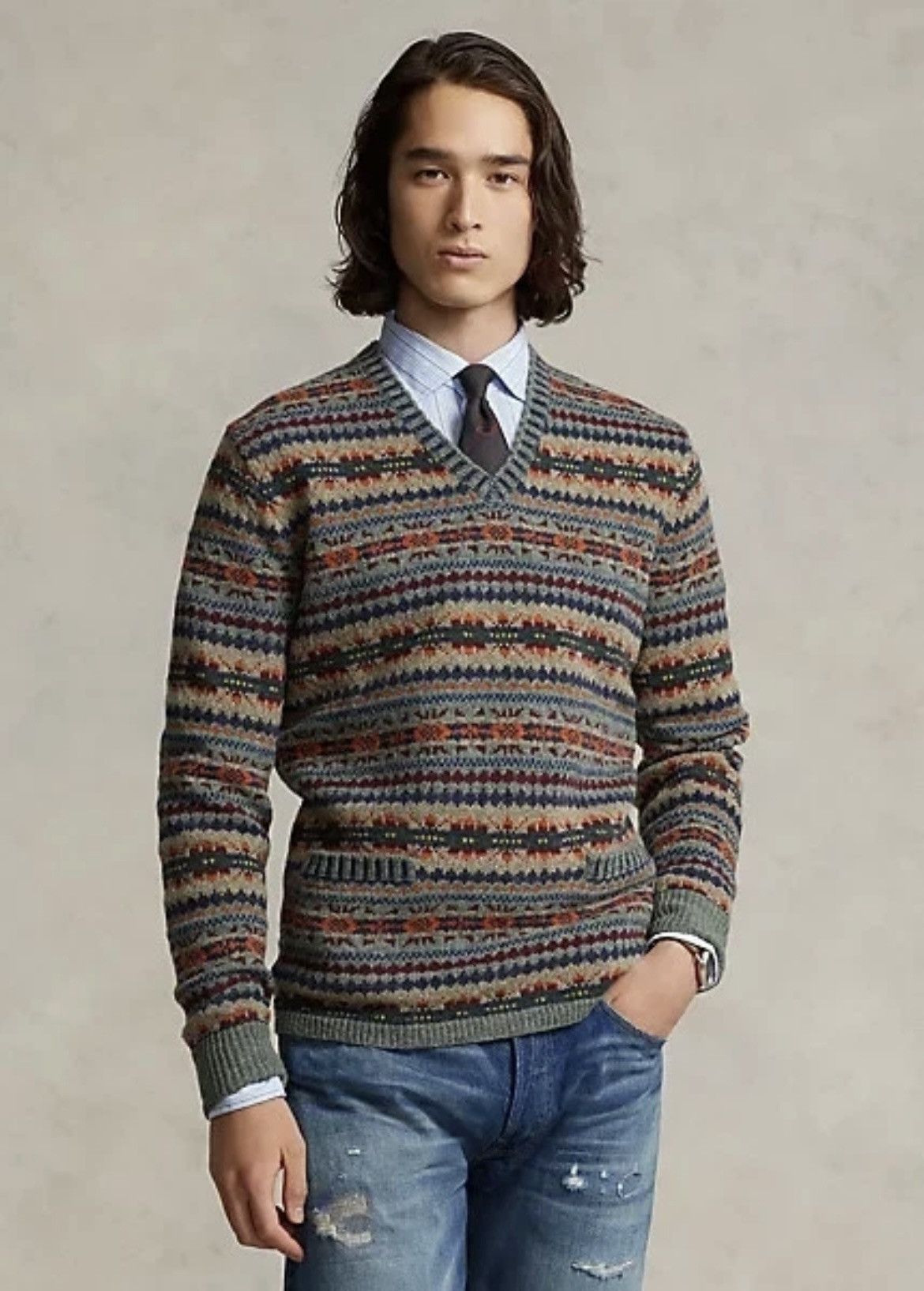 Polo Ralph Lauren Polo Ralph Lauren Fair Isle Town & Country Sweater Men’s XL Size US XL / EU 56 / 4 - 1 Thumbnail