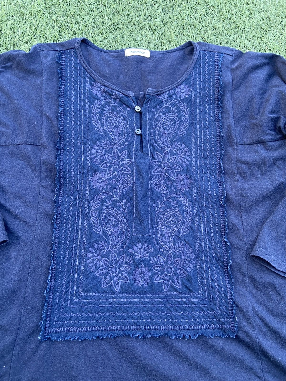 Issey Miyake Plantation Long Sleeve Tee Shirt Size US M / EU 48-50 / 2 - 3 Thumbnail