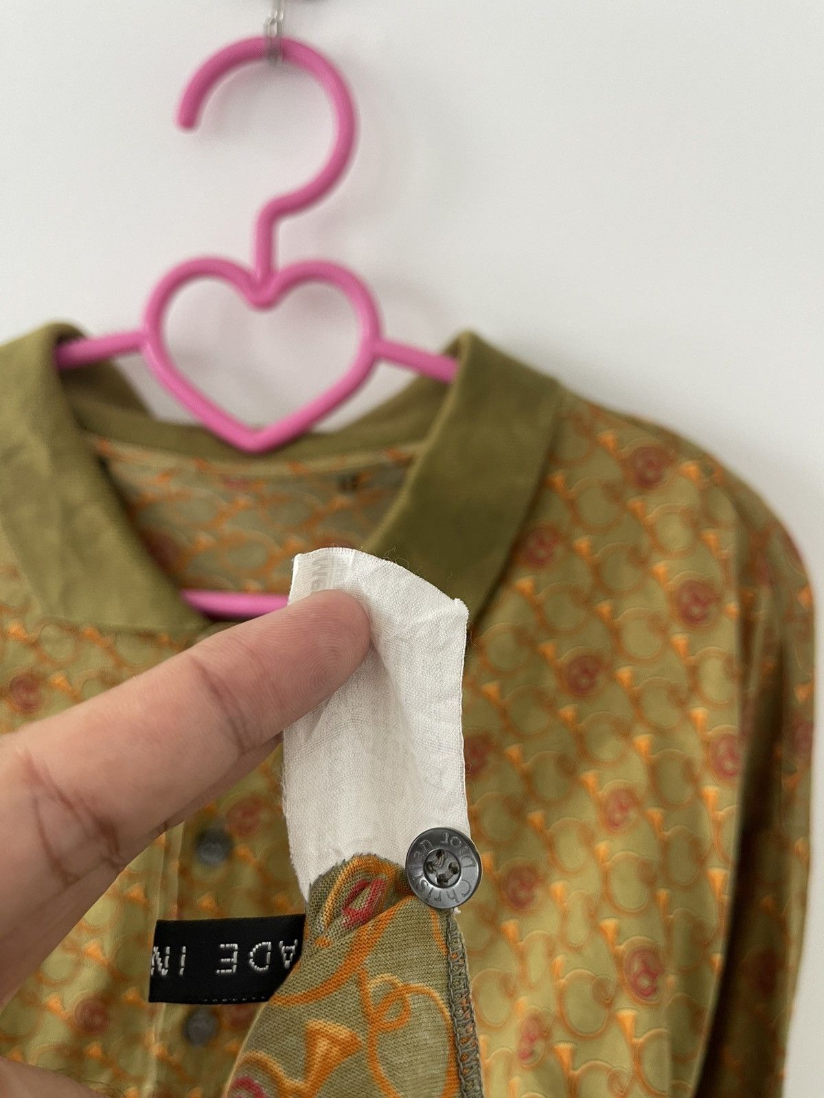 Christian Dior Monsieur Rare Vintage CHRISTIAN DIOR MONSIEUR Gold Chain Luxury Polo Size US L / EU 52-54 / 3 - 6 Thumbnail