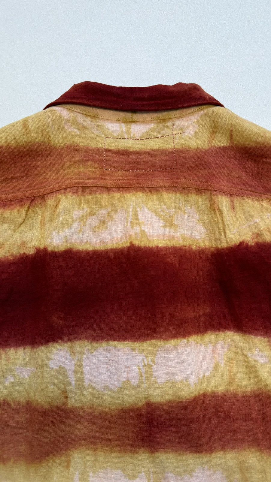 Story Mfg. ‘Fire Tie Dye’ Striped Boxy Shirt Size US S / EU 44-46 / 1 - 12 Thumbnail