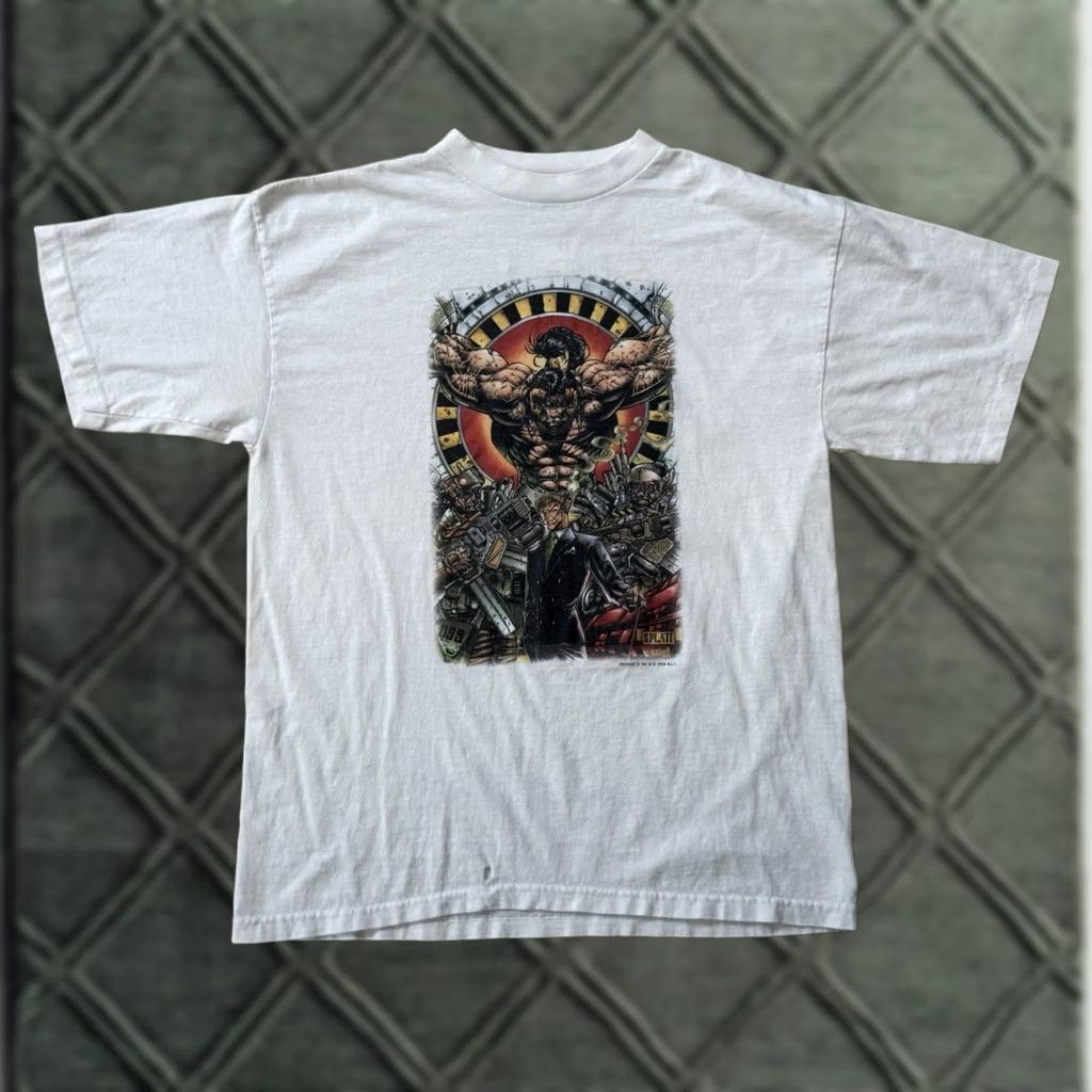 Vintage VINTAGE 90s Prophet #4 Shirt L White Cotton Graphic Print Murina Stephen Platt Omen Variant Men’s T-Shirt Size US L / EU 52-54 / 3 - 1 Thumbnail