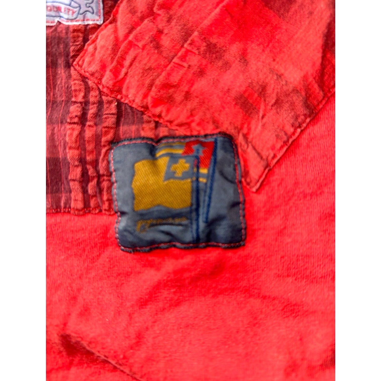 Guess VINTAGE GUESS Red T-Shirt Womens Size 3 USA Longsleeve Shirt Women Size XS / US 0-2 / IT 36-38 - 5 Thumbnail