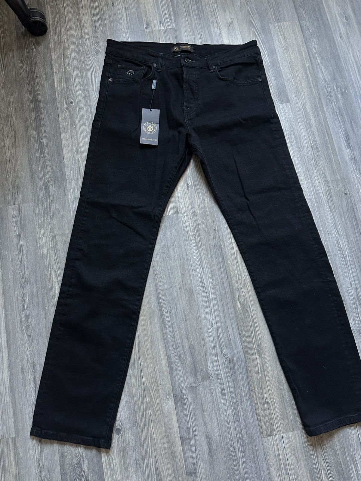 Designer × Stefano Ricci Stefano Ricci Black Denim Jeans - Size 36 - New with Tags Size US 36 / EU 52 - 1 Thumbnail