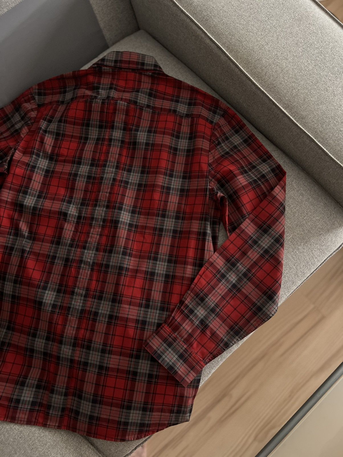 Fred Perry Fred Perry Checkered Red Logo Shirt Size US S / EU 44-46 / 1 - 13 Thumbnail