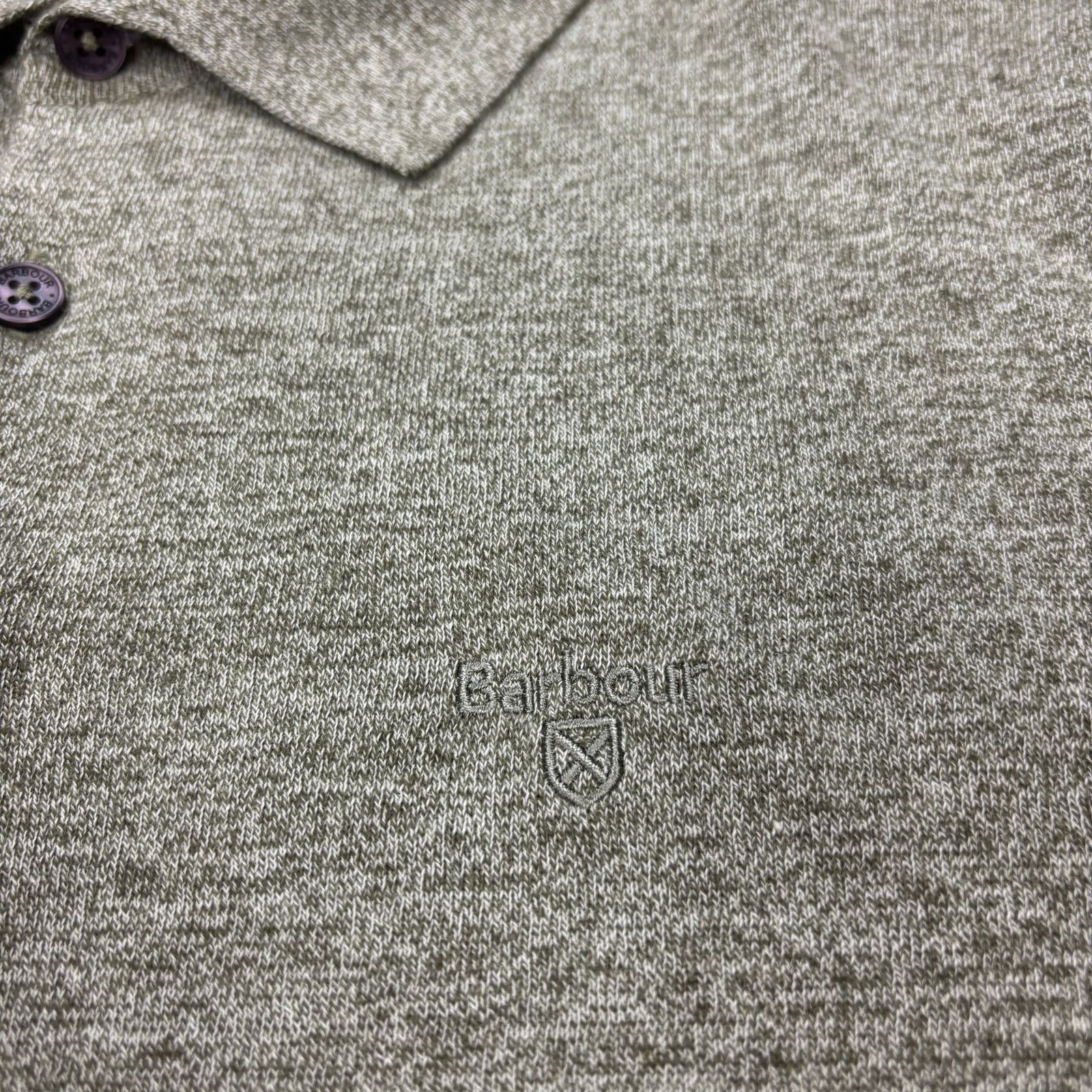 Barbour Barbour Buston Knit Cotton Linen Polo Shirt XL Quiet Luxury Size US XL / EU 56 / 4 - 5 Thumbnail