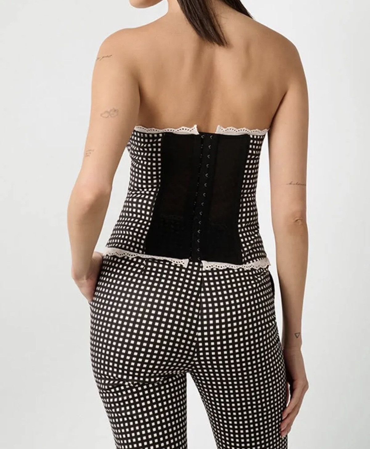 WeWoreWhat Strapless corset in black Size M / US 6-8 / IT 42-44 - 1 Thumbnail
