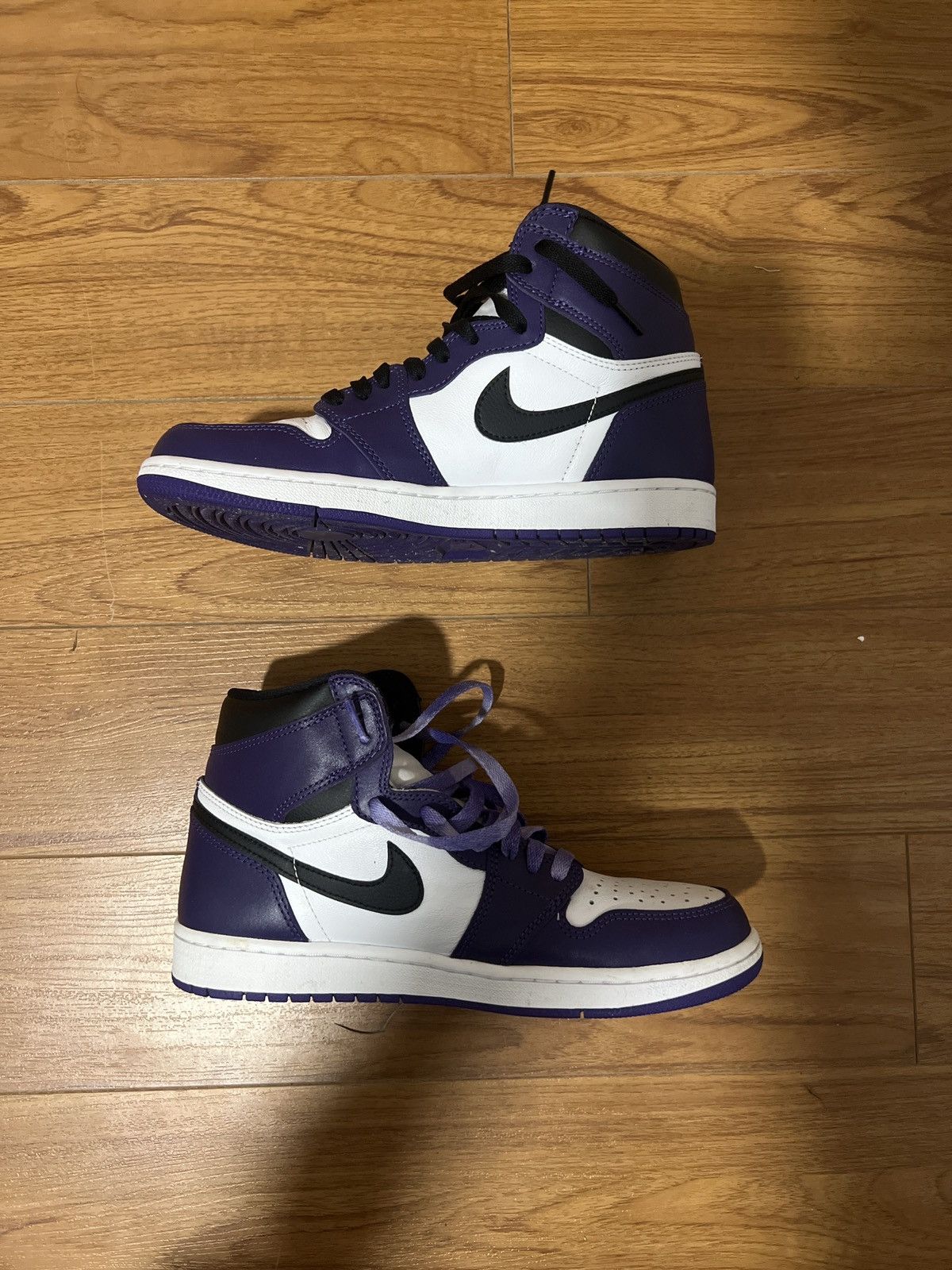 Jordan Brand Jordan 1 Court Purple Size US 9.5 / EU 42-43 - 5 Thumbnail