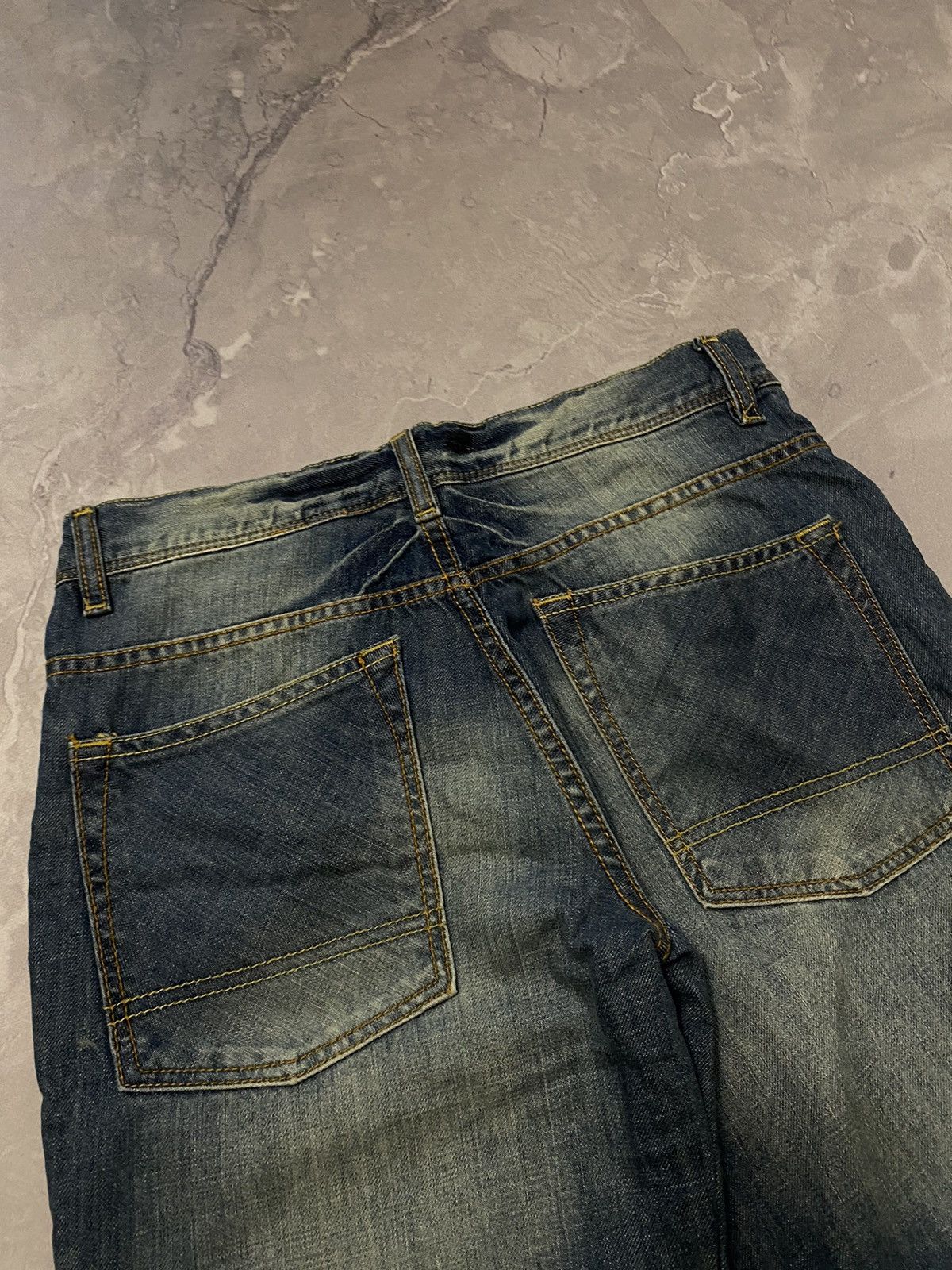 Japanese Brand RARE Balenciaga Style Archive Straight Jean- Y2K Grunge Vibe Size US 29 - 5 Thumbnail