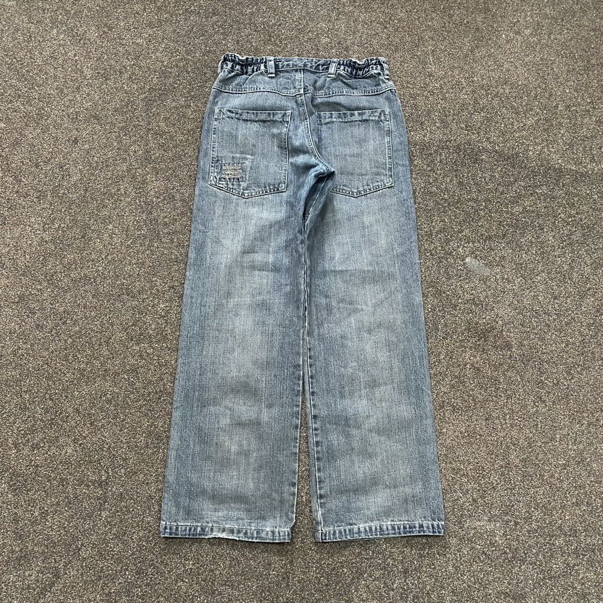 Vintage Vintage Y2K Baggy Wide Leg Faded Jeans Skater Streetwear Size 32" / US 10 / IT 46 - 2 Thumbnail
