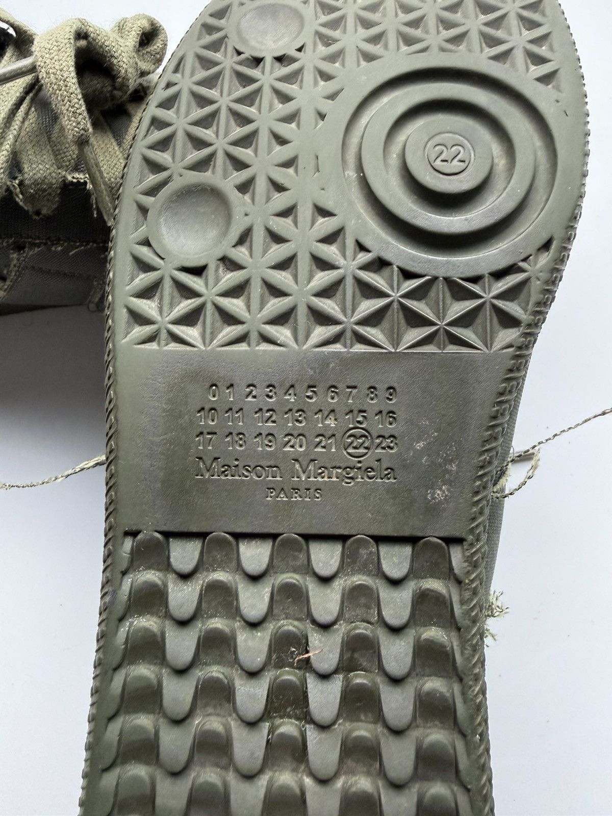 Maison Margiela Maison Margiela Gats Distressed Olive Green Size US 9 / EU 42 - 9 Thumbnail