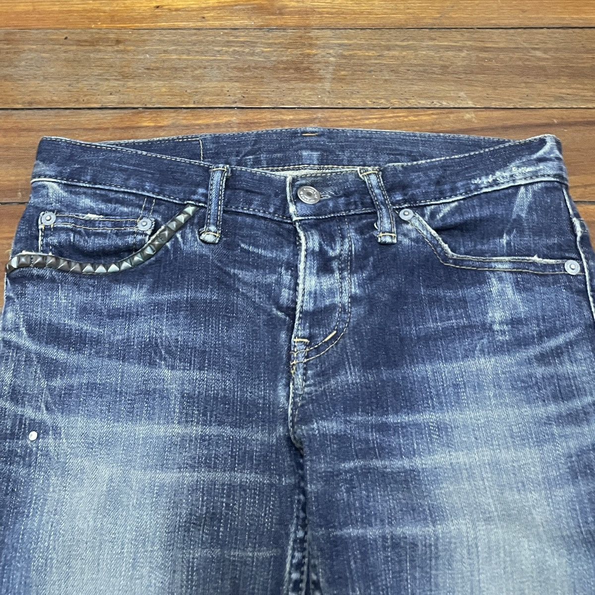 Hysteric Glamour Very Rare Vintage Brand Hysteric Glamour Flared Jeans 1990s Size US 29 - 3 Thumbnail