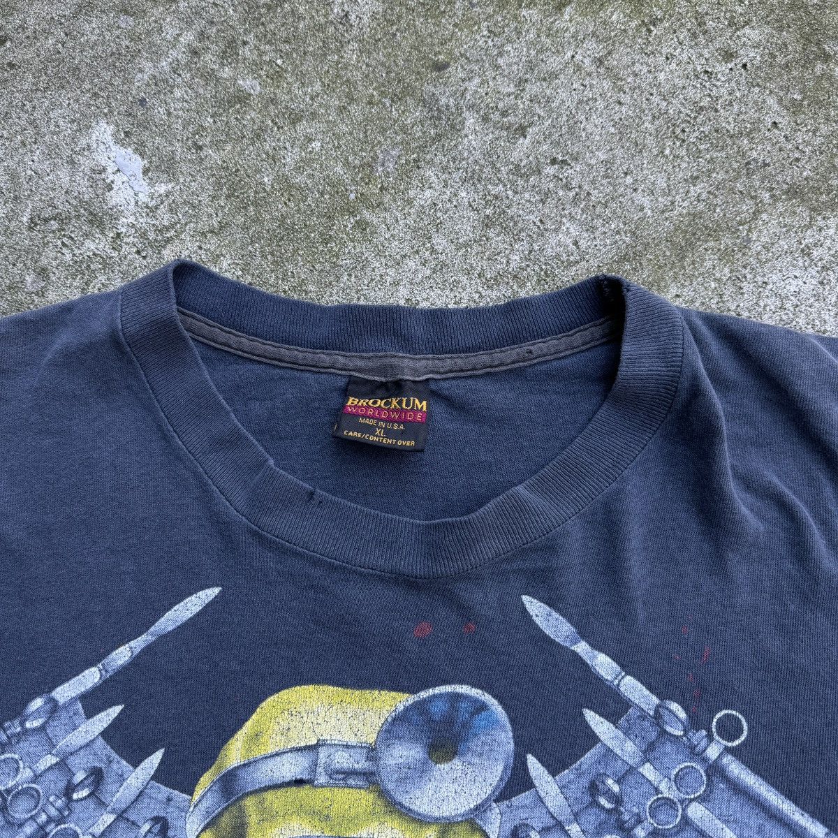 Band Tees 90s Megadeth Thrashed Faded Distressed Metal Tee ERD Grunge Size US XL / EU 56 / 4 - 11 Thumbnail
