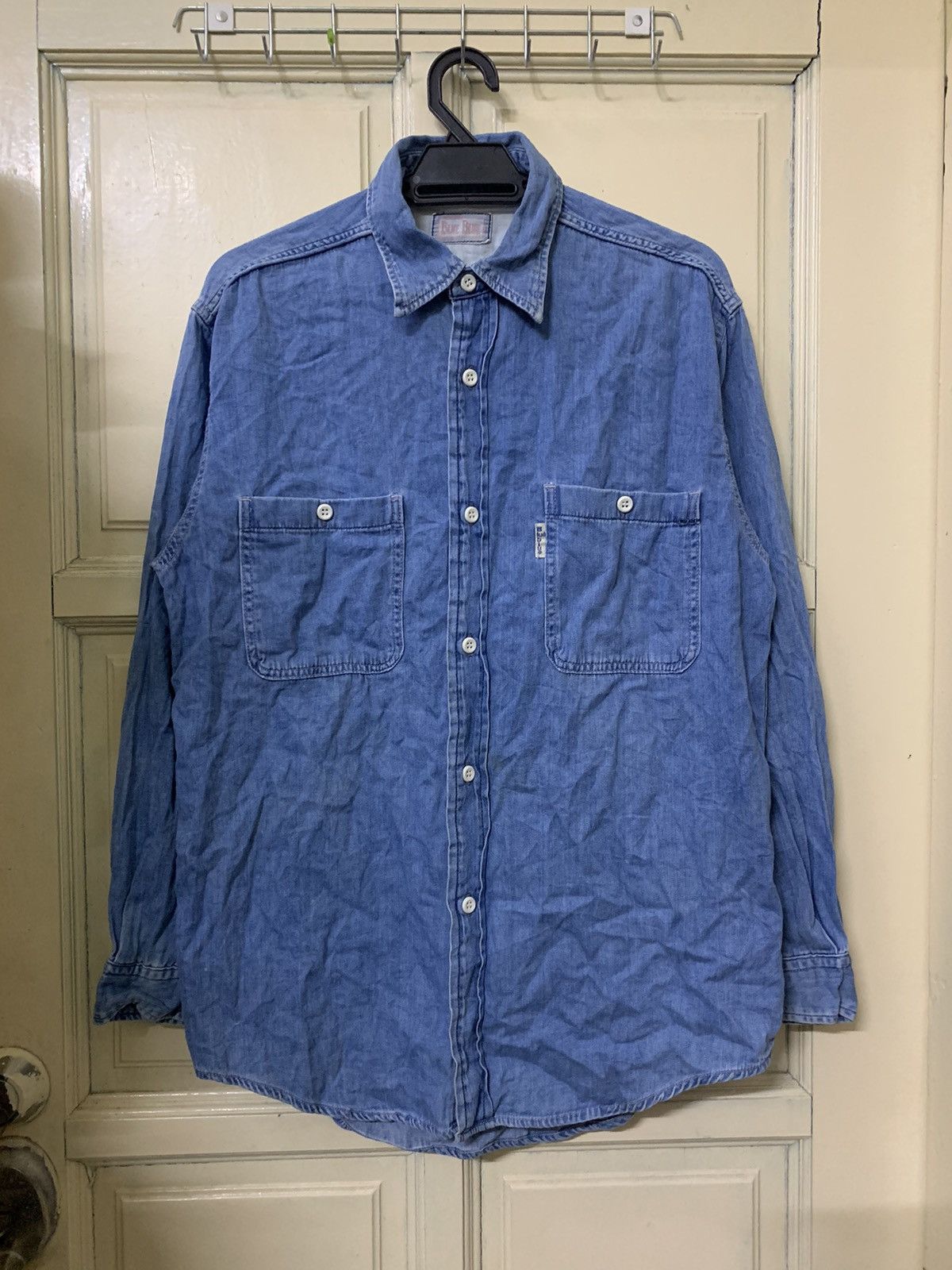 Blue Blue Japan 💥Vtg Japanese Blue Blue Japan Button Shirt Size US M / EU 48-50 / 2 - 3 Thumbnail