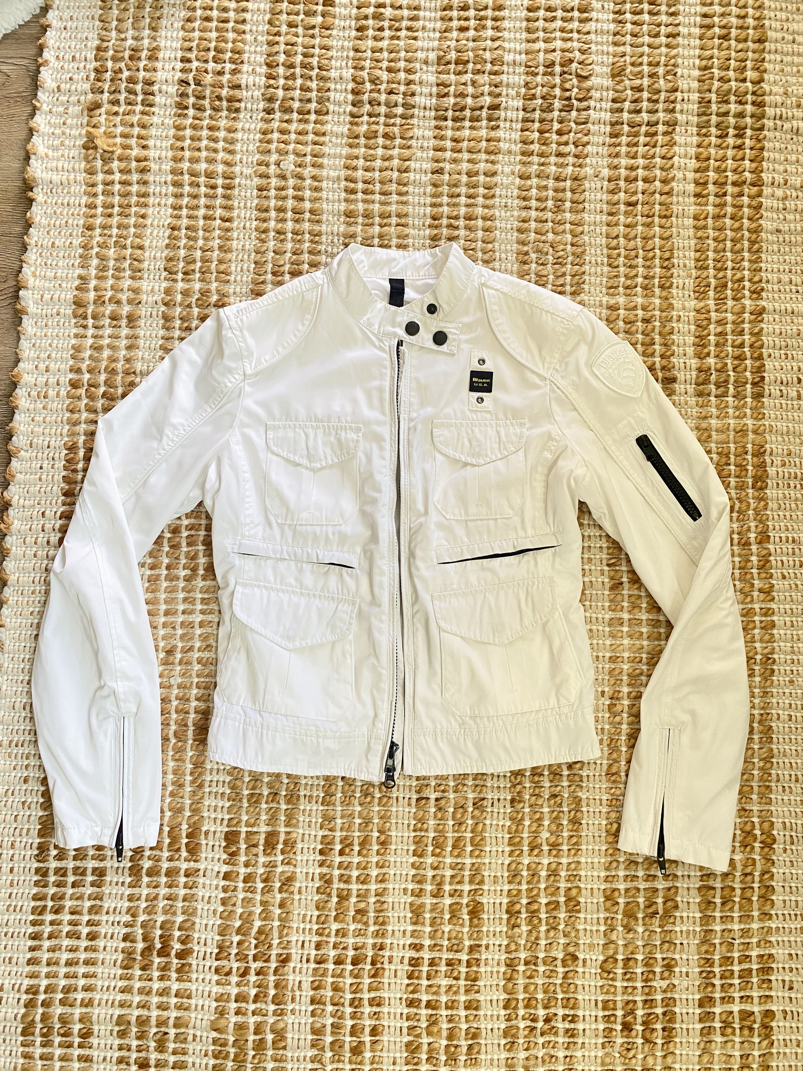 Authentic Blauer USA Women’s Lightweight White Jacket
