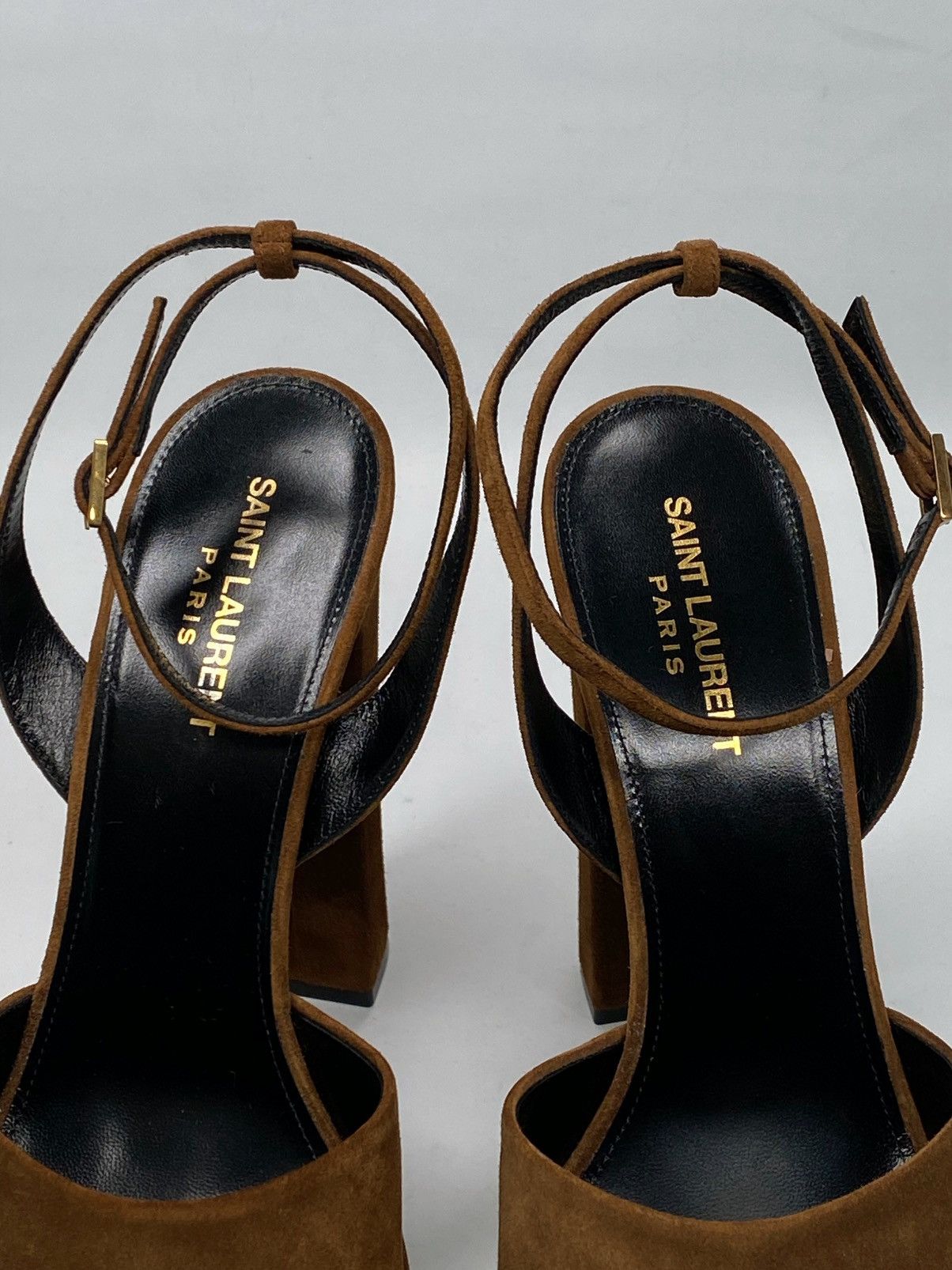 Yves Saint Laurent Saint Laurent Jodie Platform Sandals in Suede size 41 Size US 11 / IT 41 - 5 Thumbnail