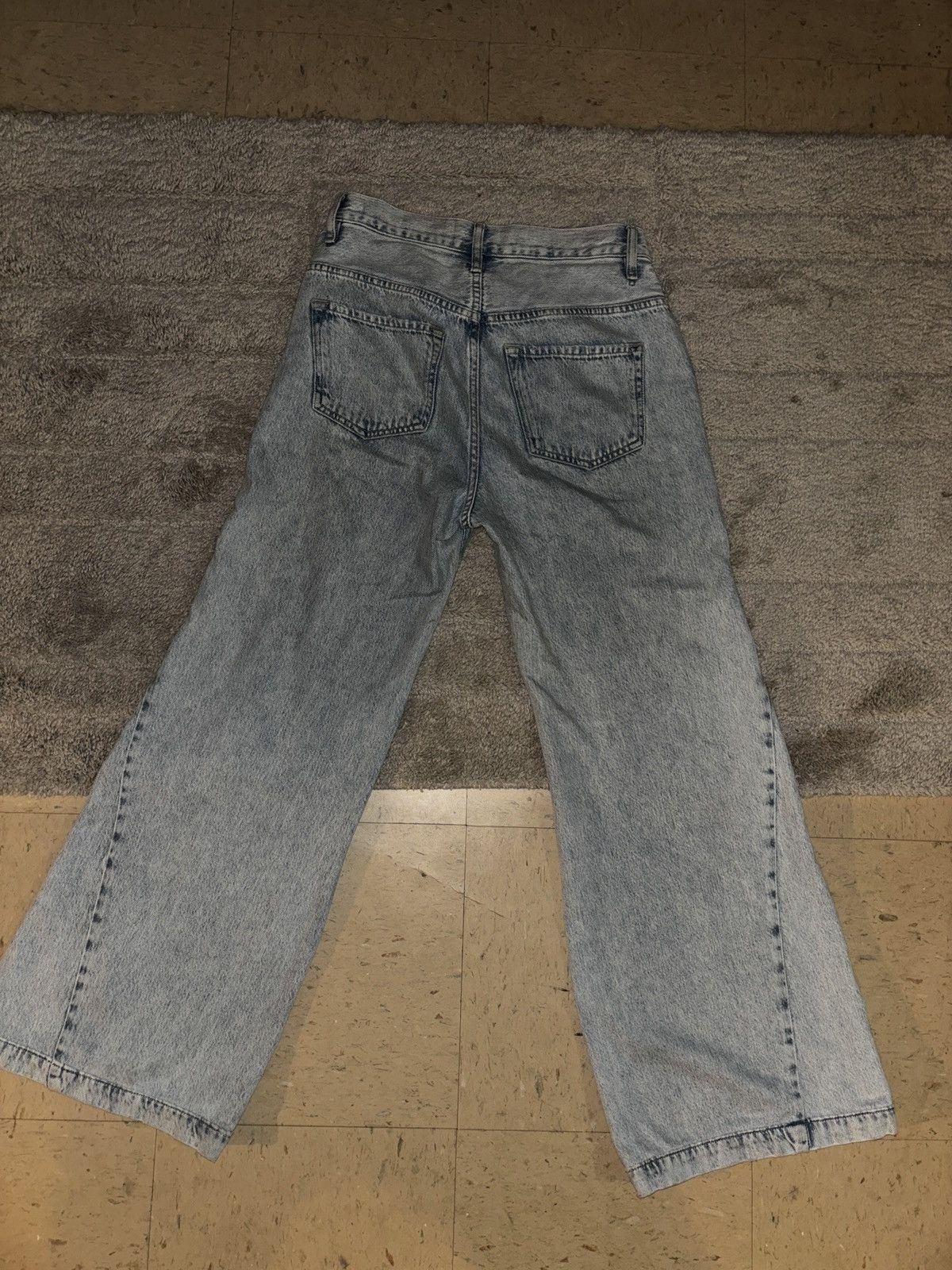 Frame FRAME Le Baggy Palazzo Jeans size 25 Women Size 25" / US 0 / IT 36 - 6 Thumbnail