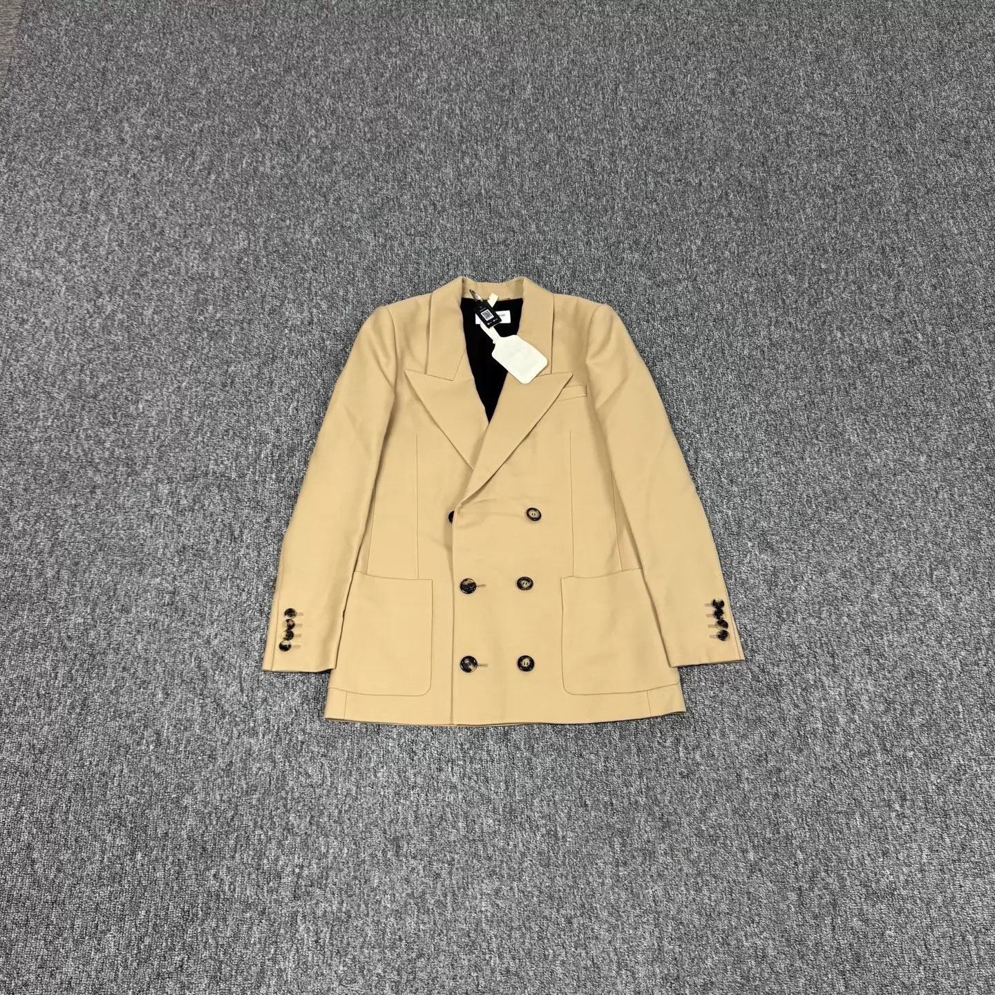 Saint Laurent Paris SLP Double-Breasted Smoking Jacket 34 99 New Size XS / US 0-2 / IT 36-38 - 1 Thumbnail