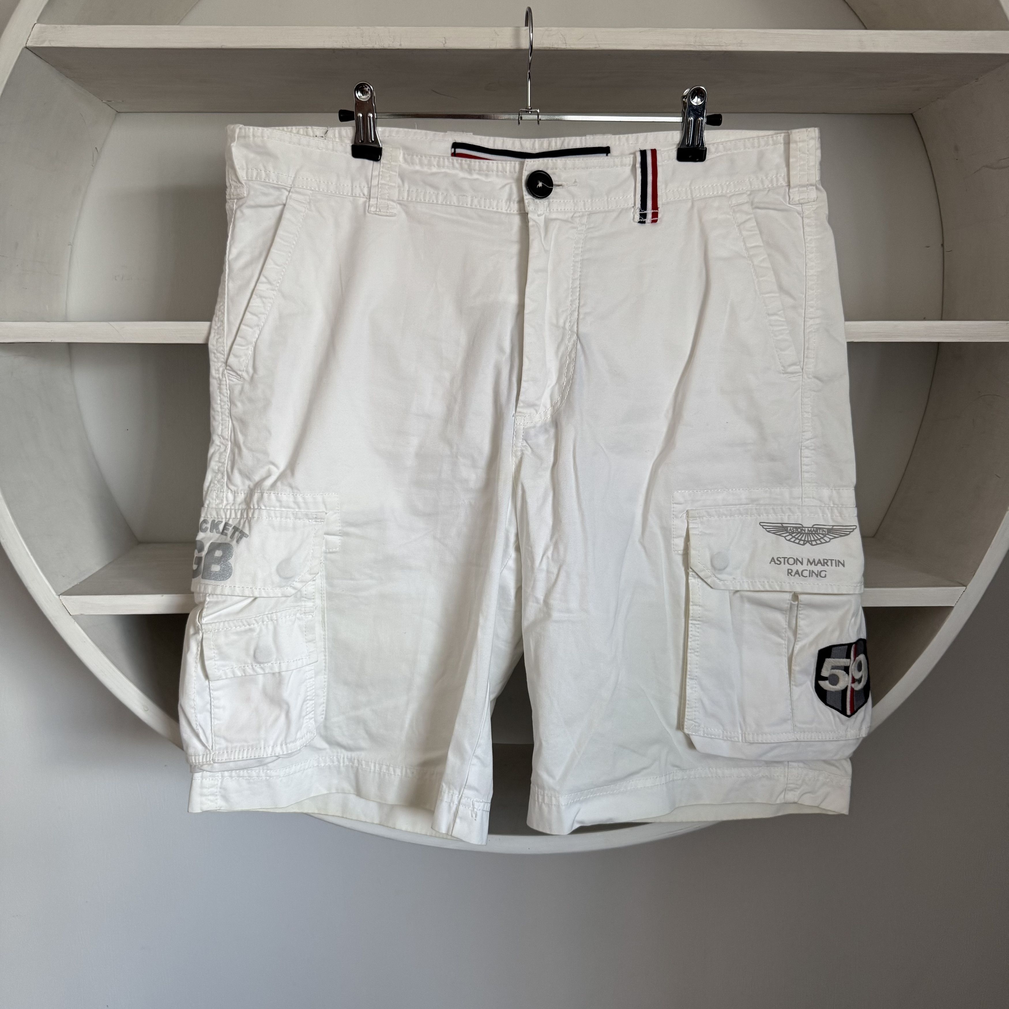 Hackett Mens Hackett Aston Martin Racing AMR Cargo Shorts 36 Size US 36 / EU 52 - 1 Thumbnail