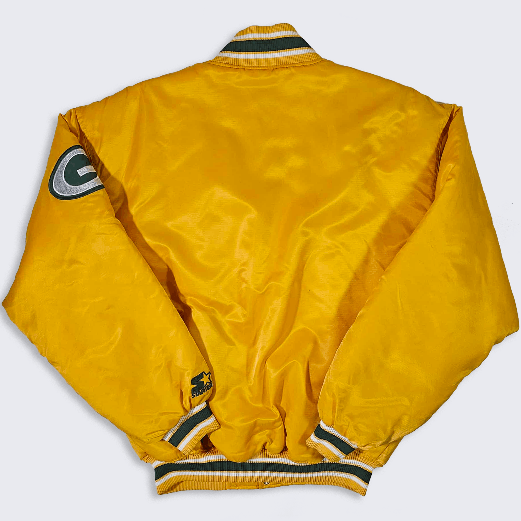 NFL Green Bay Packers Vintage 90s Starter Satin Bomber Jacket Size US L / EU 52-54 / 3 - 2 Thumbnail