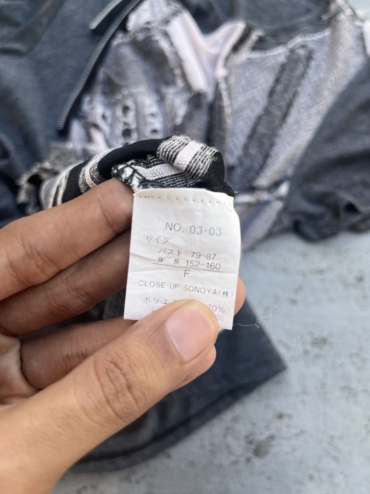 If Six Was Nine × Japanese Brand × Le Grande Bleu (L.G.B.) JAPANESE CLOSE UP PATCHWORK DRESS TEE PUNK Y2K LGB Size US S / EU 44-46 / 1 - 5 Thumbnail