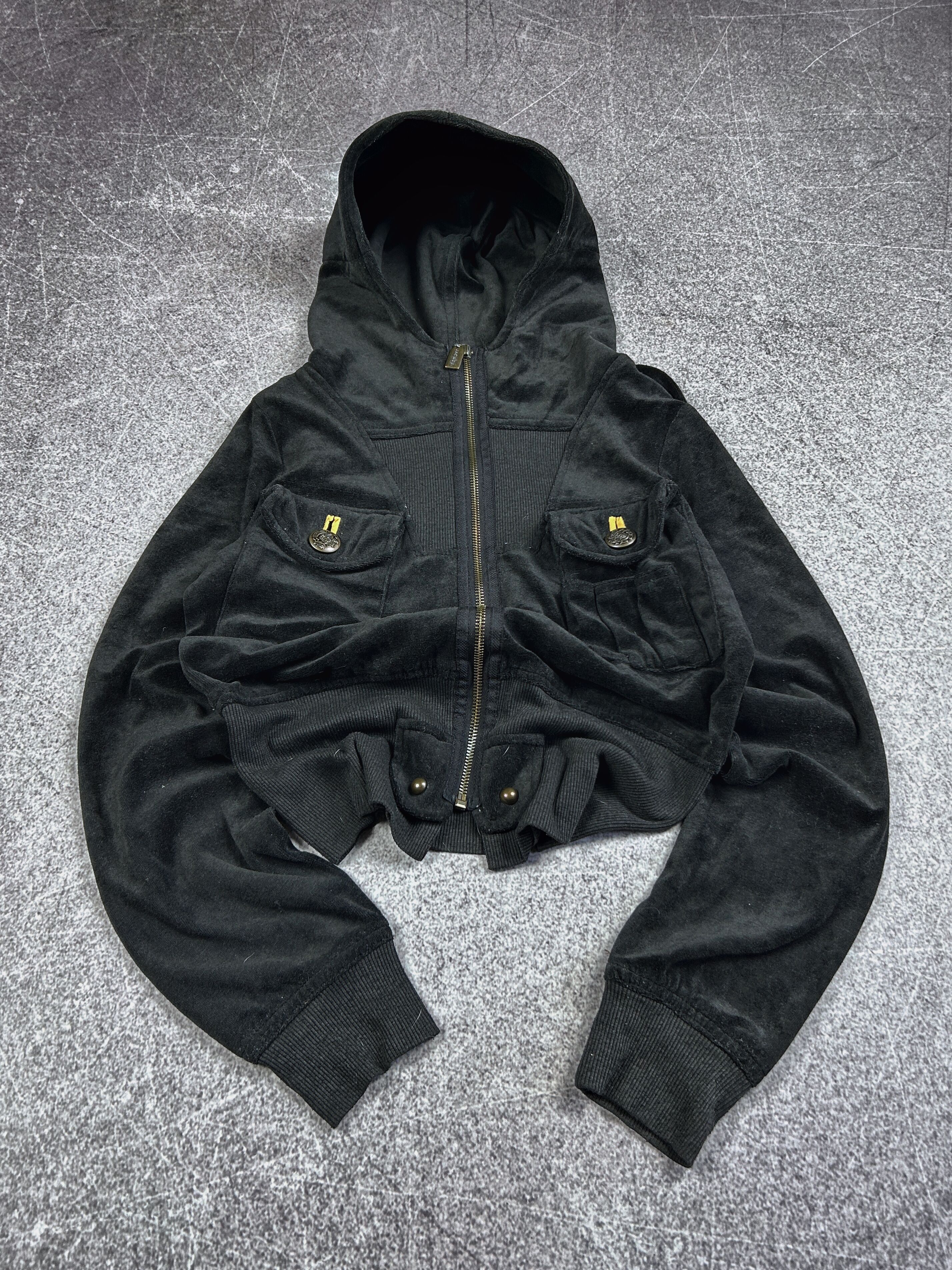 Designer VTG Y2K AVANT GARDE IF SIX WAS NINE STYLE MOHAIR FUR HOODIE Size US S / EU 44-46 / 1 - 1 Thumbnail