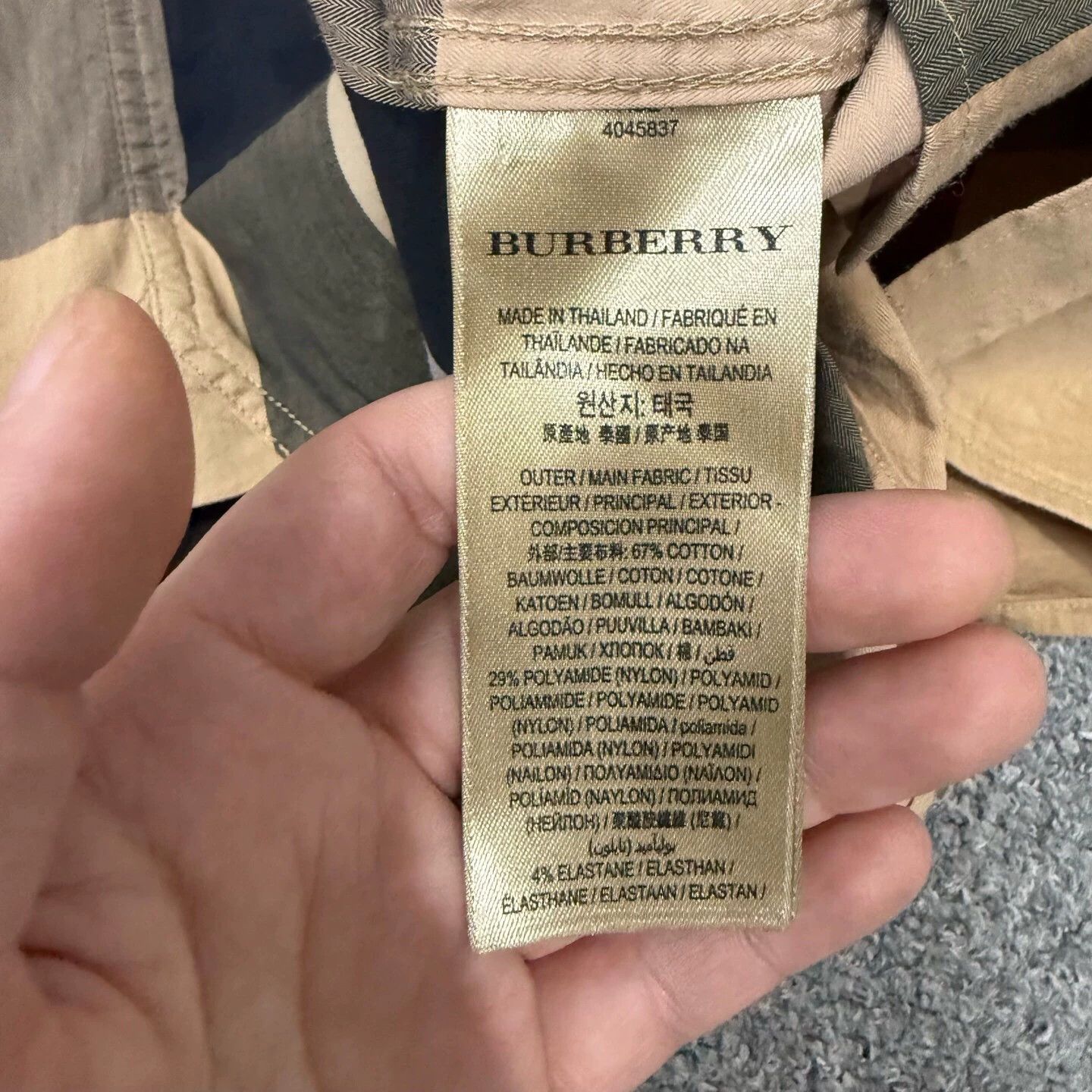 Burberry Burberry Check Short Sleeve Shirt Size S 99 New Size US S / EU 44-46 / 1 - 4 Thumbnail