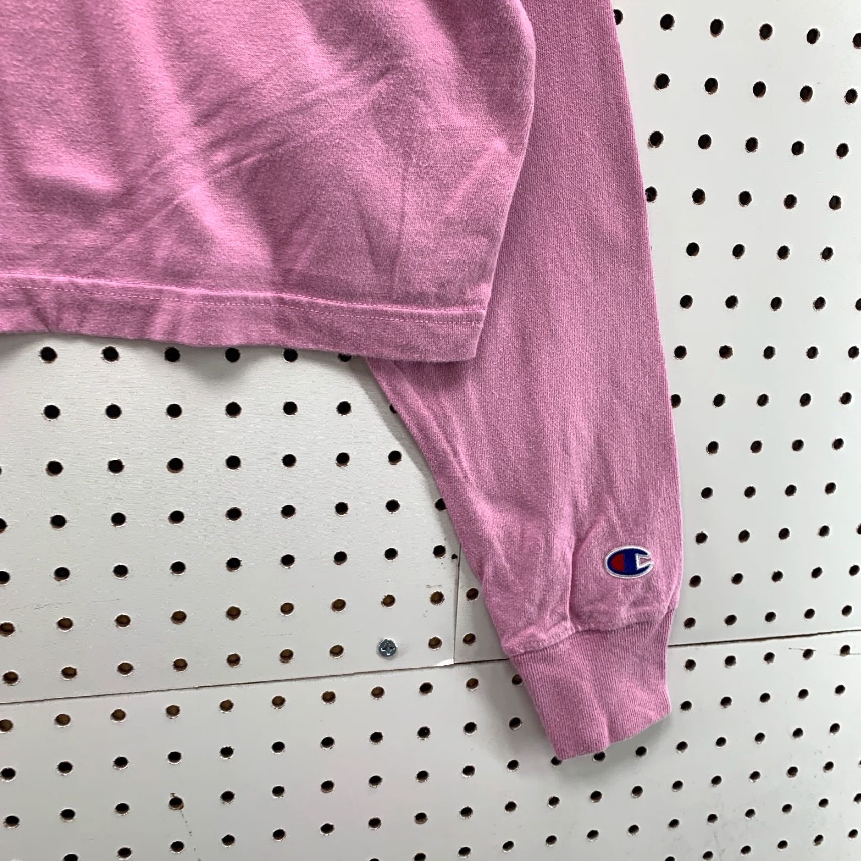 Champion CHAMPION Sweatshirt Womens Large Pink Embroidered Pullover Crew Neck Casual Activewear Size L Shirt Size L / US 10 / IT 46 - 3 Thumbnail
