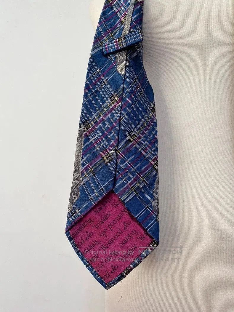 Vivienne Westwood Vivienne Westwood Vintage Plaid Saturn Tie . Size ONE SIZE - 6 Thumbnail