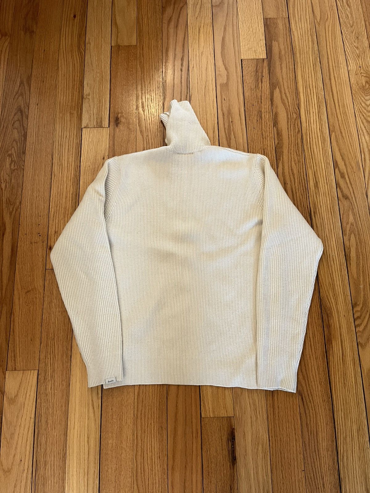 foret Foret Marsh Turtleneck Wool Knit - Cloud Size US M / EU 48-50 / 2 - 2 Thumbnail
