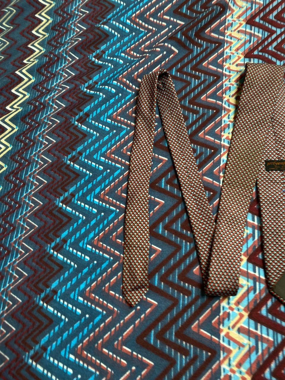 Yves Saint Laurent Tie Vintage Yves Saint Laurent One size luxury Y2K Size ONE SIZE - 5 Thumbnail